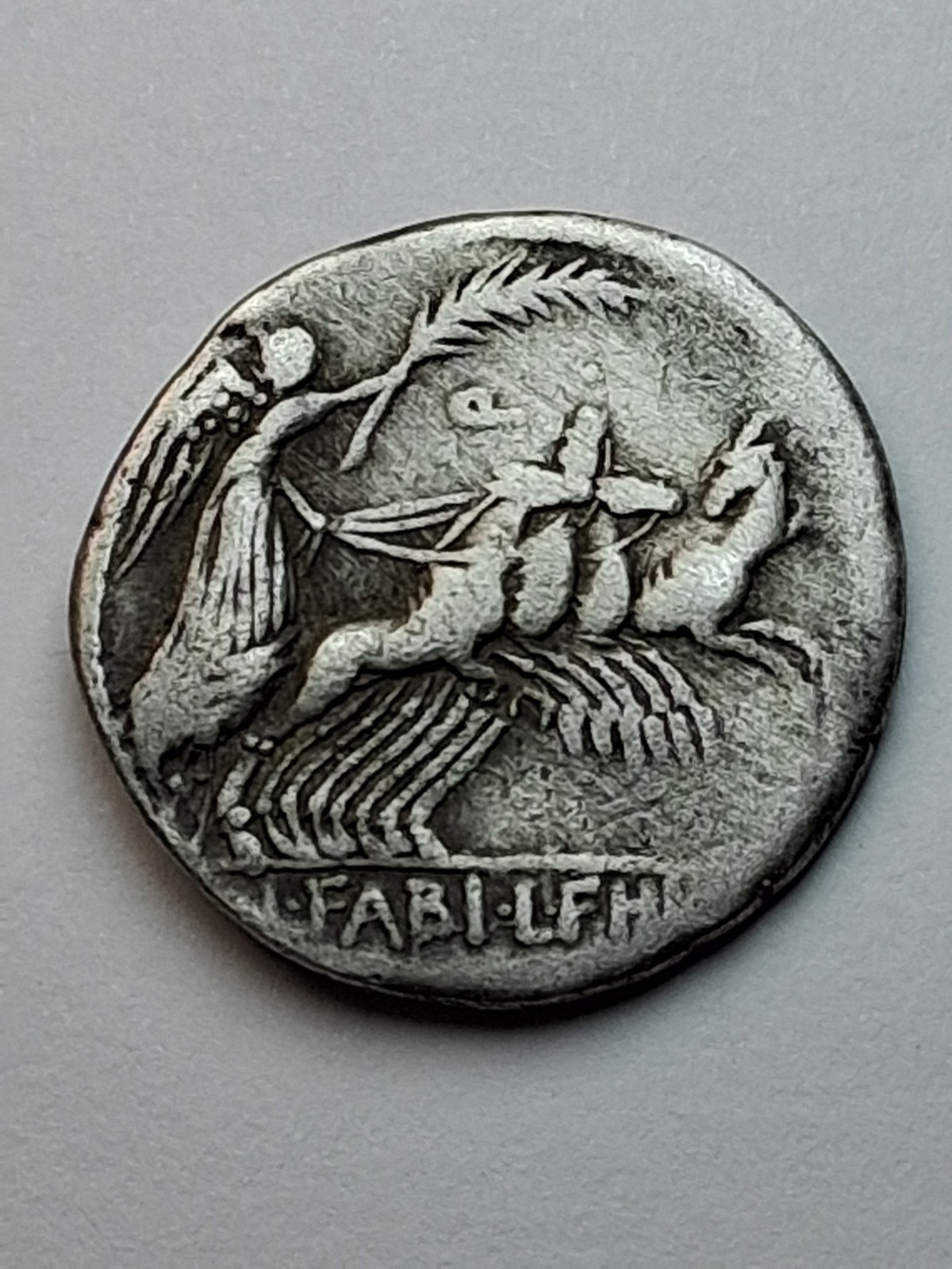 Roman Republic, C. Annius & L. Fabius Hispaniensis Denarius, 82-81 BC
