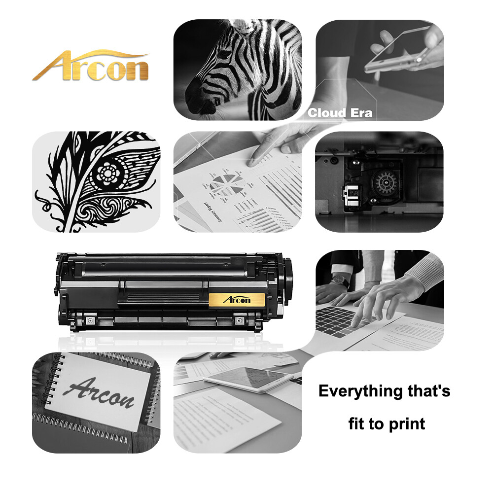 4PCS Q2612A 12A Toner Cartridge For HP LaserJet 1010 1020 1022n 1022nw 3050 3052