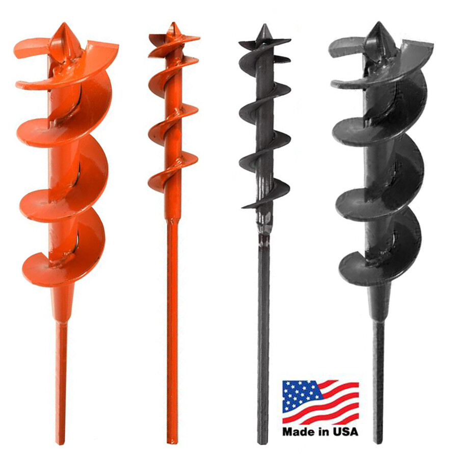 AuSable Heavy Duty 1/2" Chuck Trapping & Garden Augers - Choose Style & Quantity