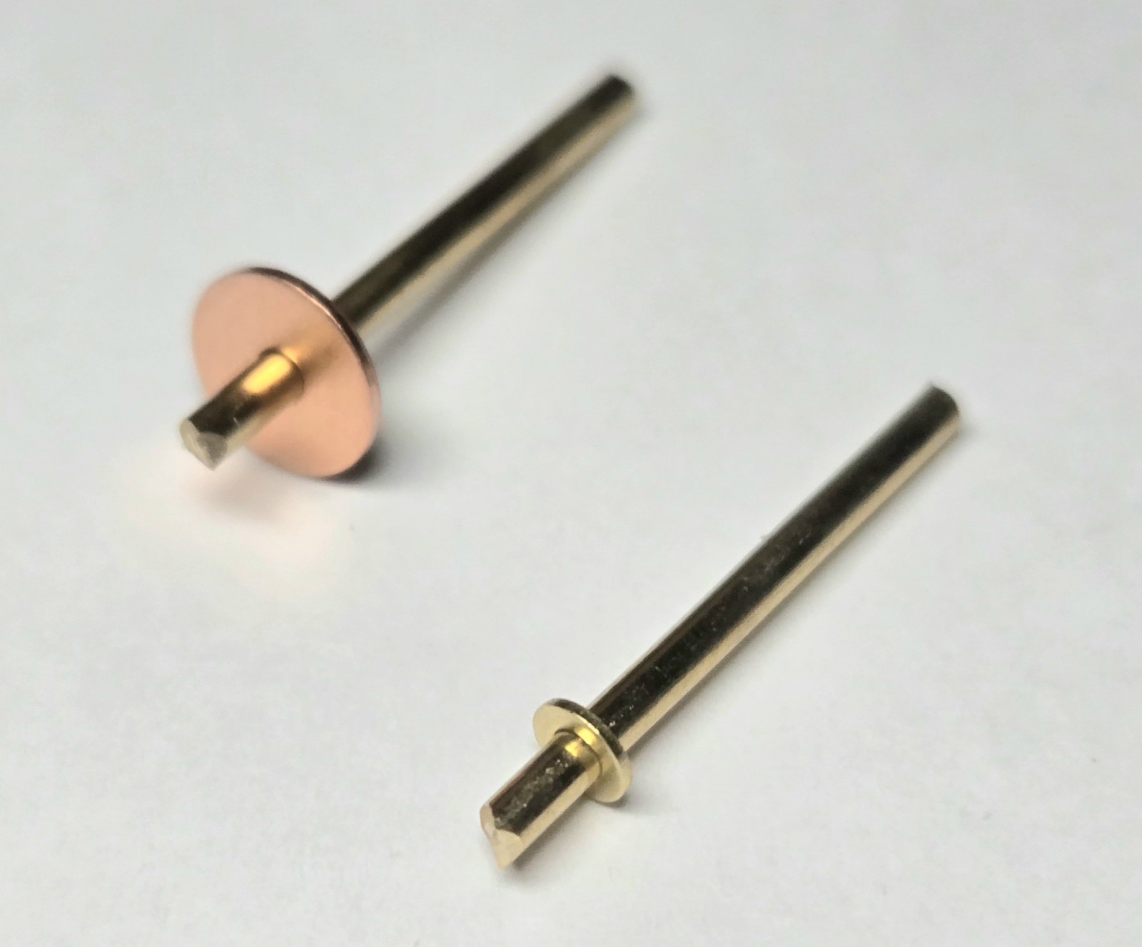 Straight Razor Pinning Kit (Flat washers~brass)