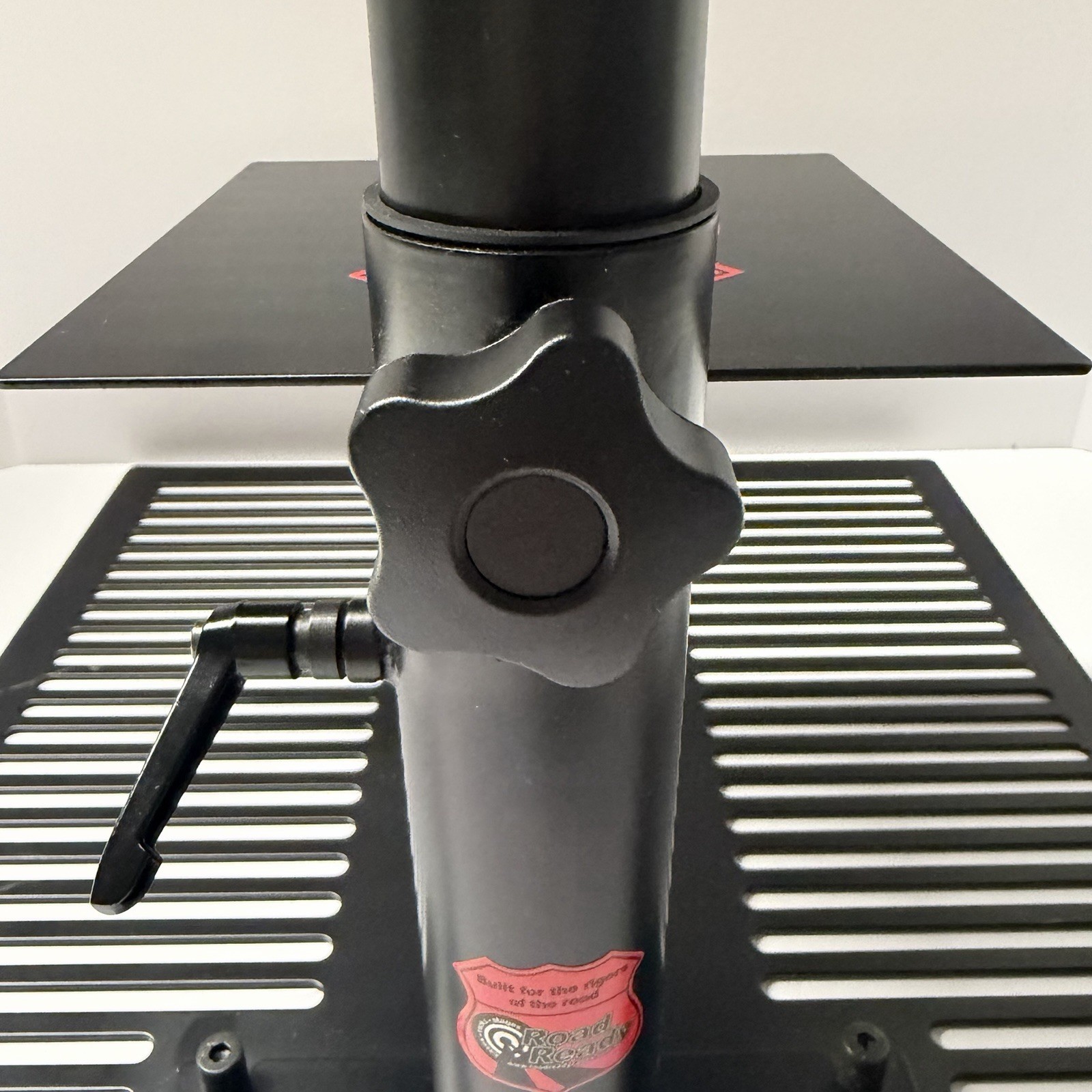 Road Ready DJ Laptop Stand Adjustable Heavy Duty Mixer Utility Stand Portable