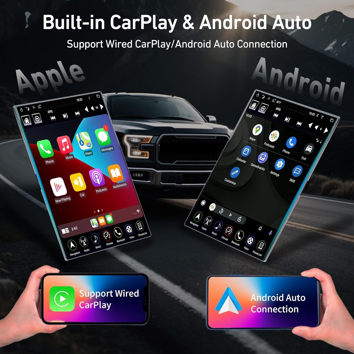 LINKSWELL GEN 4 Car Radio Stereo for Ford F-150 2015-2020 Super Duty 2017-2022