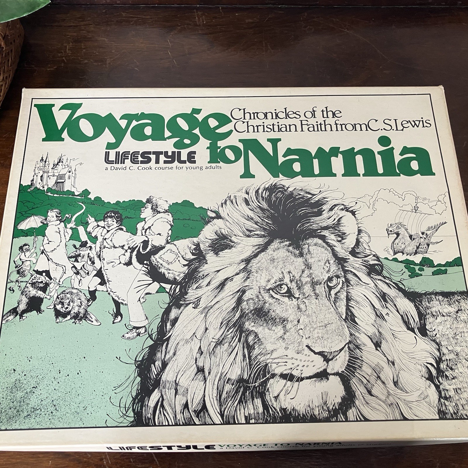 Vintage 1978 Voyage to Narnia Curriculum Set David C Cook C.S. Lewis Map Book +