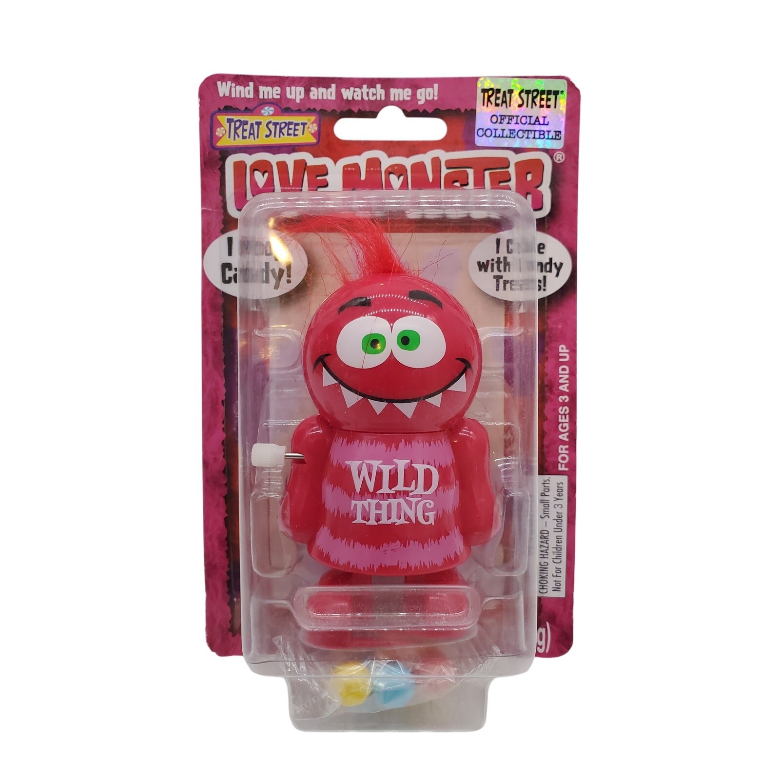 Love Monster Wild Thing Wind Up Toy and Candy Dispenser