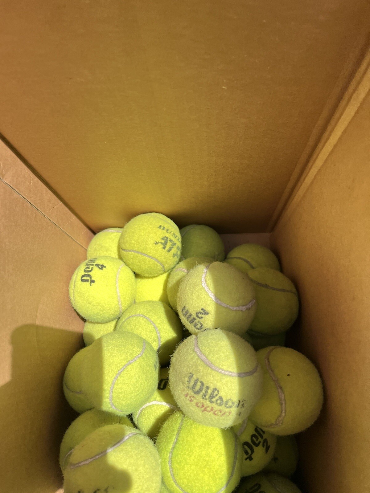 10 of Good Grade used Tennis Balls from Wilson, Dunlop, Penn, Head, etc Dog Toys