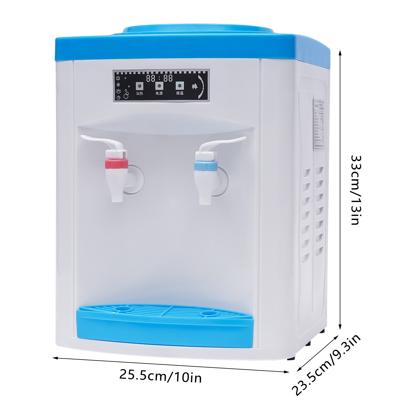 5 Gallon Hot Cold Water Dispenser Countertop Water Cooler Dispenser TOP Loading