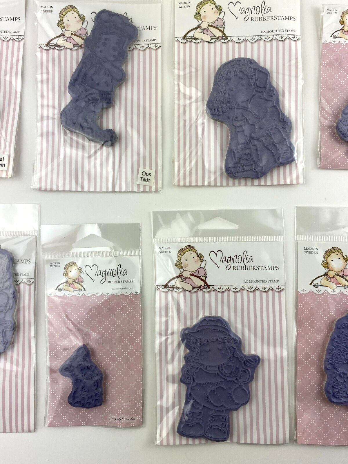 Magnolia (LOT OF 10) Rubber Stamps Assorted #18