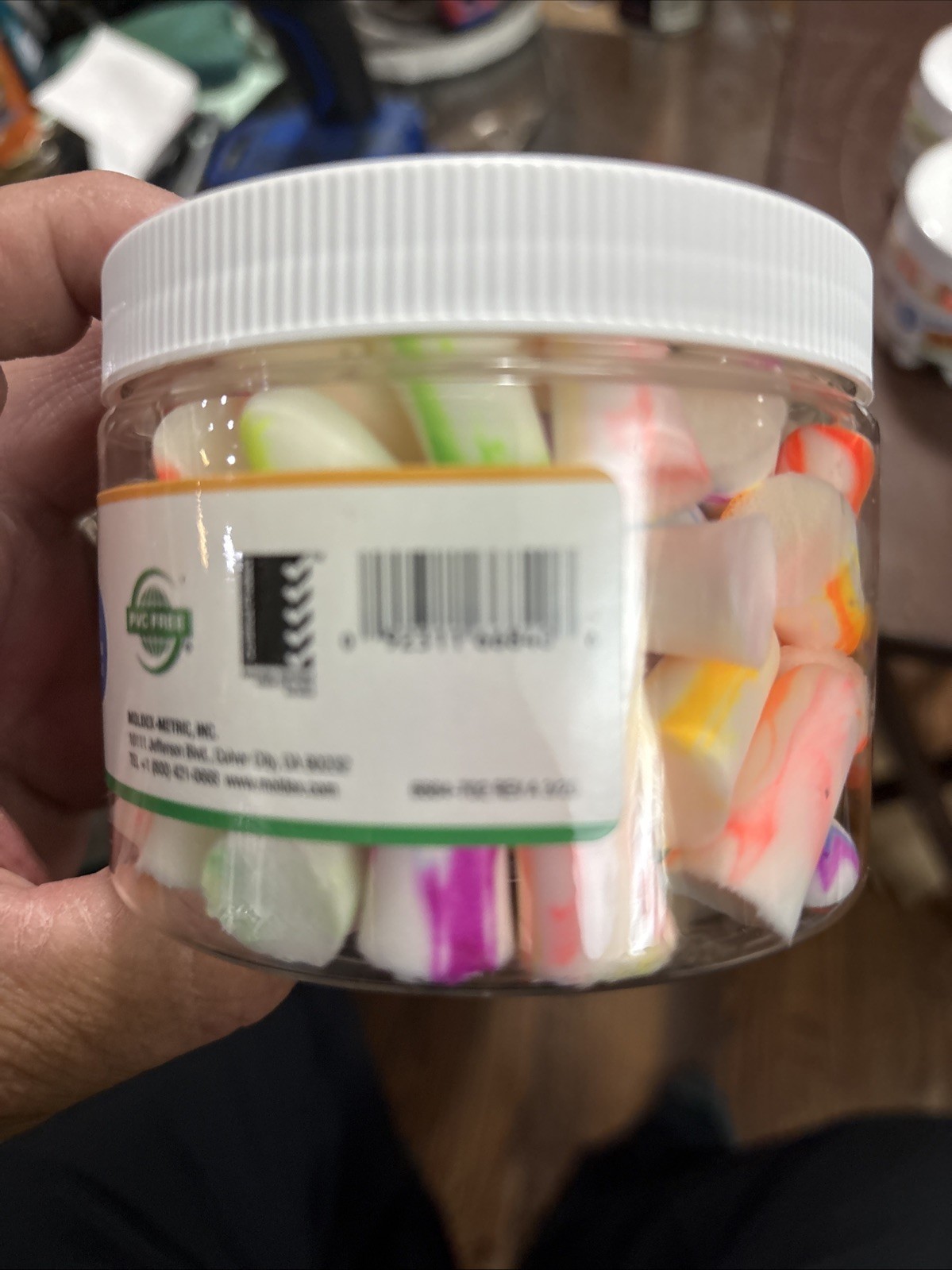 Lot Of (6) Moldex Sparkplugs Earplug Canister 6684 - 40 Pair Free Shipping