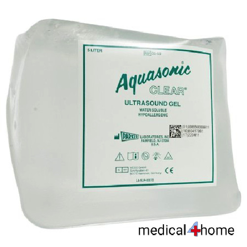 Parker Aquasonic Clear  Ultrasound Transmission Gel 5 Liter w/ refillable bottle