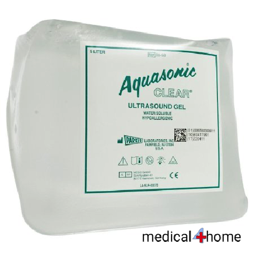Parker Aquasonic Clear Ultrasound Transmission Gel 5 Liter w/ refillable bottle
