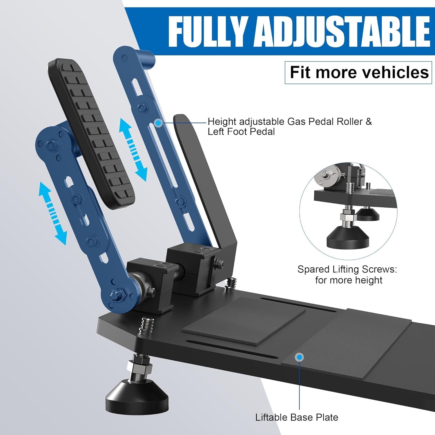 Left Foot Accelerator Gas Pedal LFGP Fixable Drive Assist for Disabled Drivers