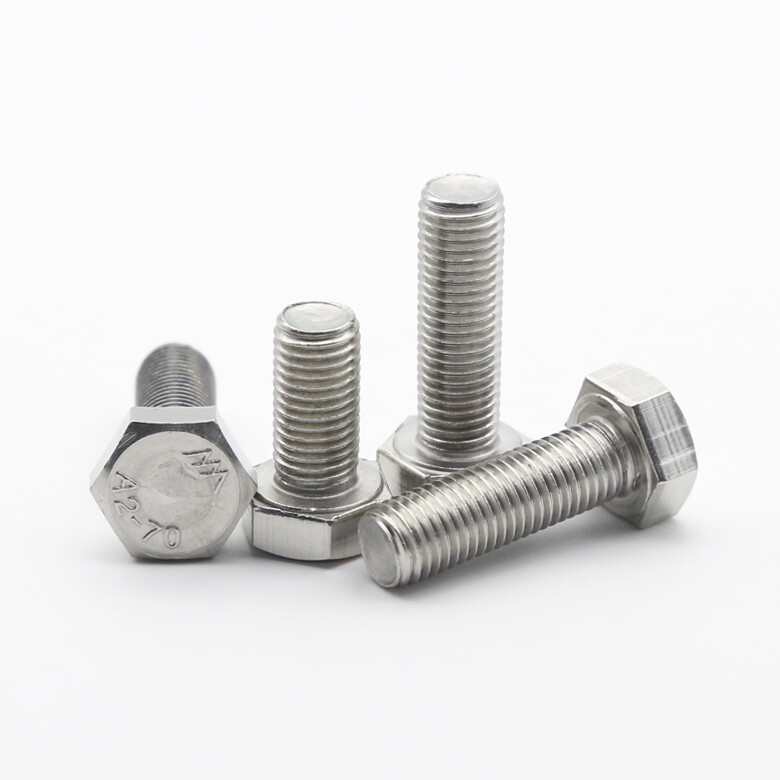 M9x1 / M9x1.25 304 Stainless Steel M9 Hexagon Head BoltsHex Head Screws Pitch