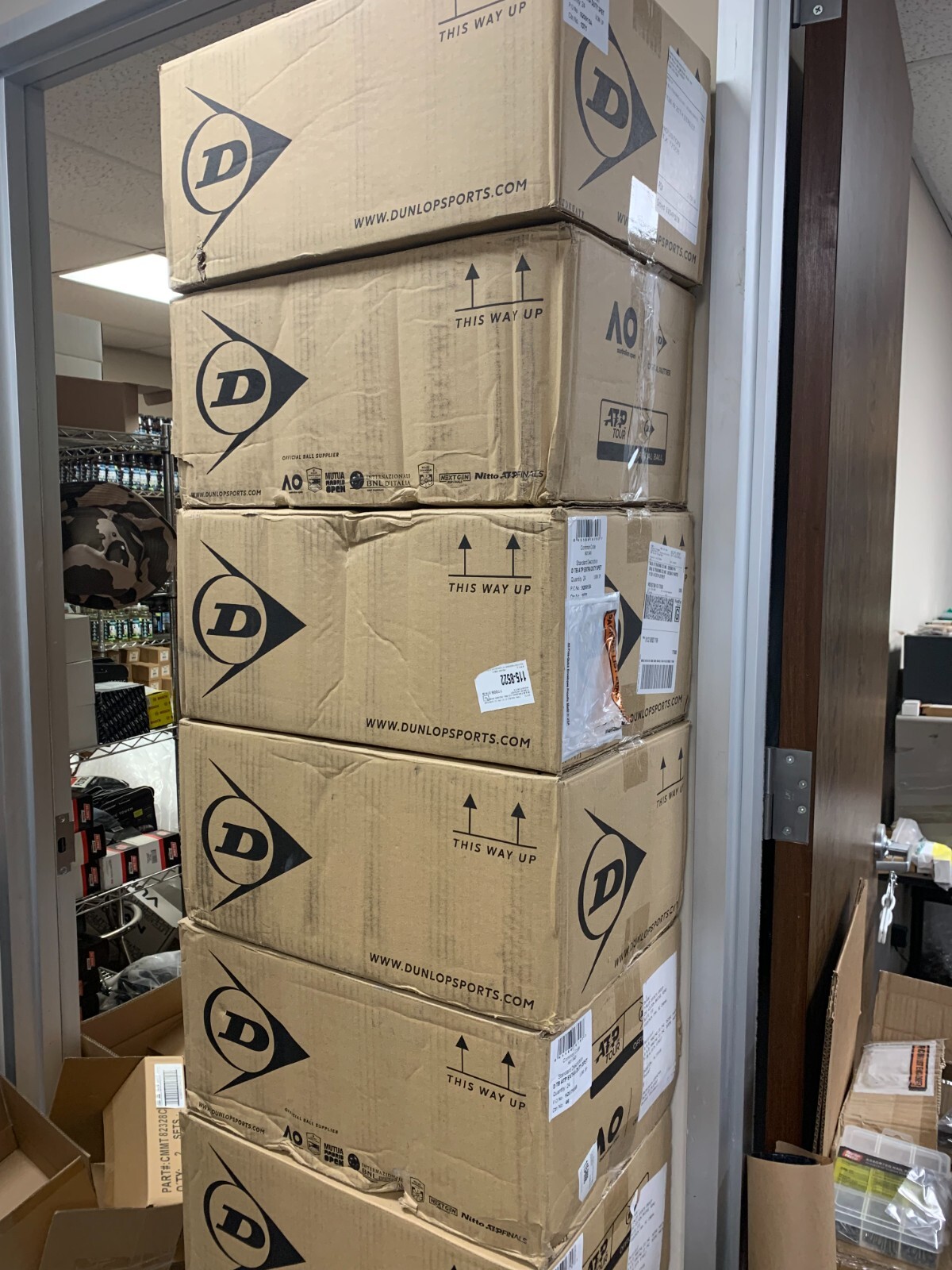 Dunlop ATP Extra Duty Tennis Balls, hard court balls, NEW, sold by the case