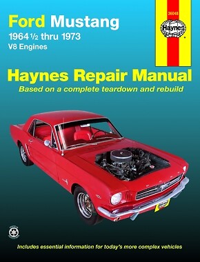 NEW PRINTED BOOK 1964-1973 Ford Mustang V8 Repair Service Manual 3577