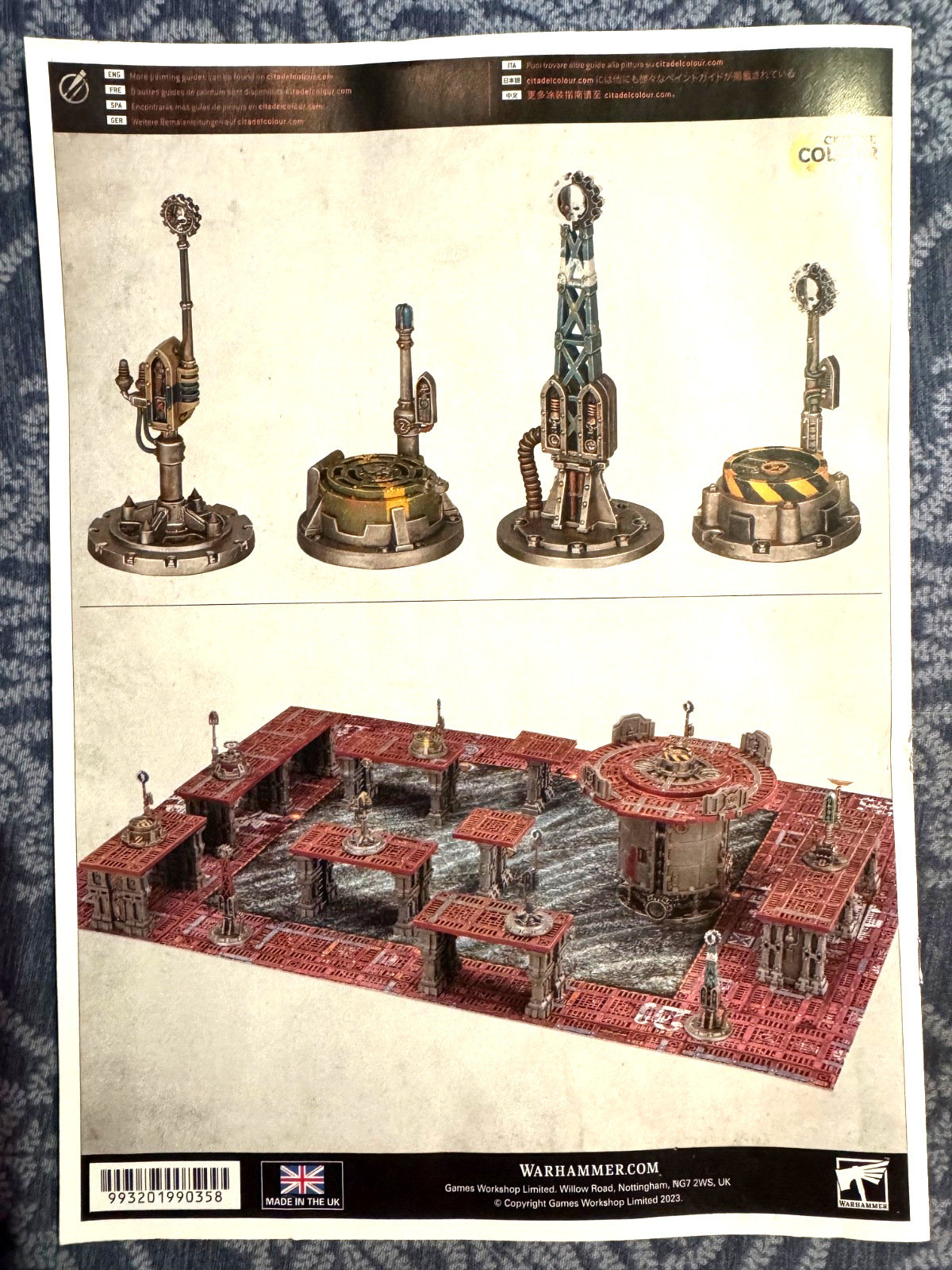 Bheta Decima Objectives Sprue for Warhammer 40,000, New