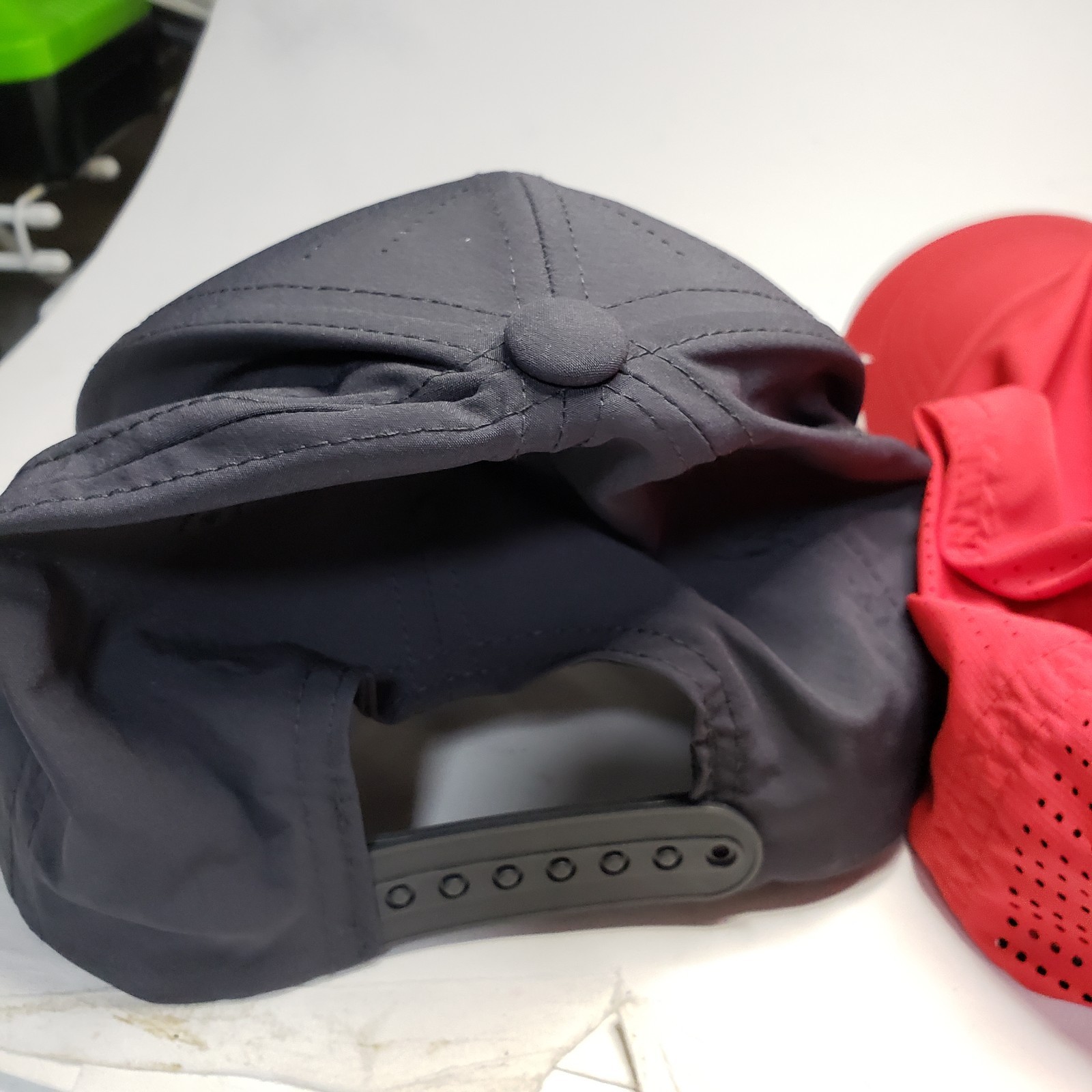 Chick-fil-A Oobe Baseball Hat Cap LOT Adjustable Employee Uniform Black Gray