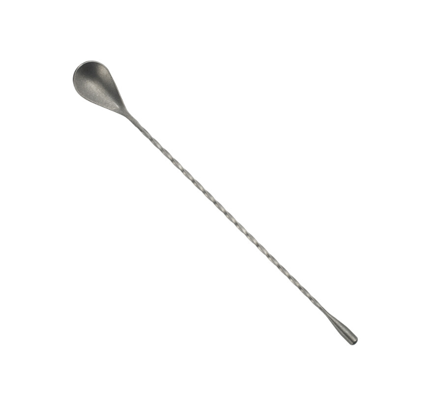 Winco BABS-12CS After 5 Crafted Steel Finish 12" Bar Spoon