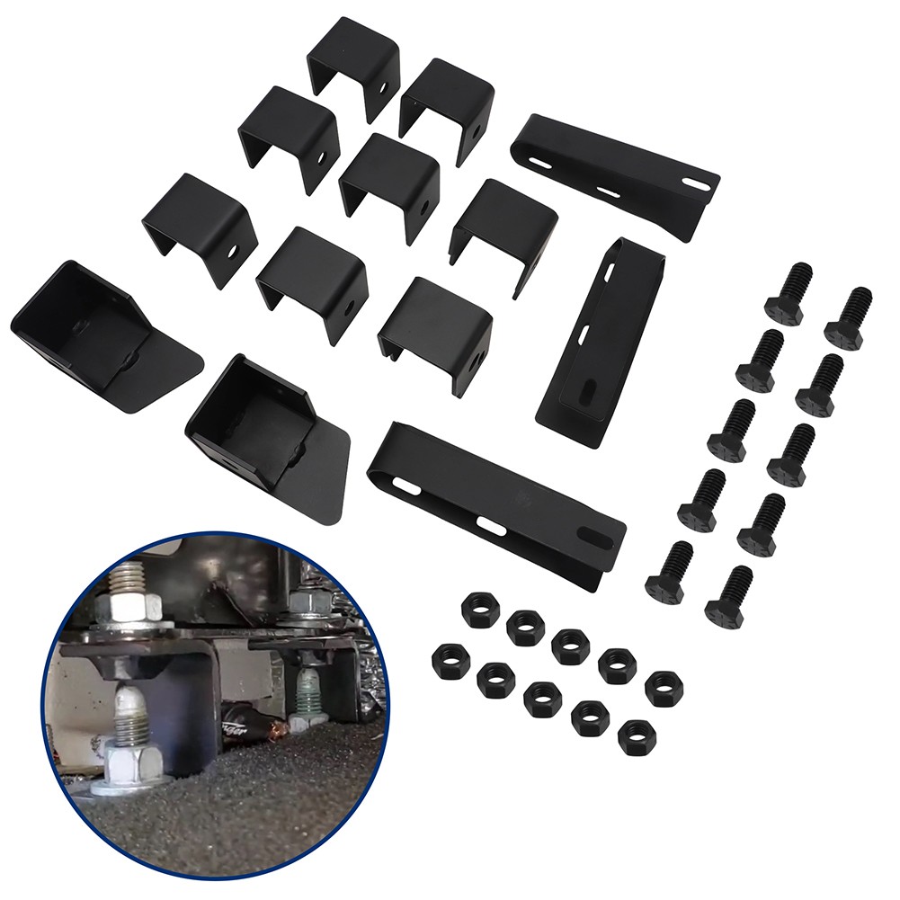 For 2007-2013 Chevy Silverado GMC Sierra Crew Cab Rear Seat Lift Kit 2.5" inch