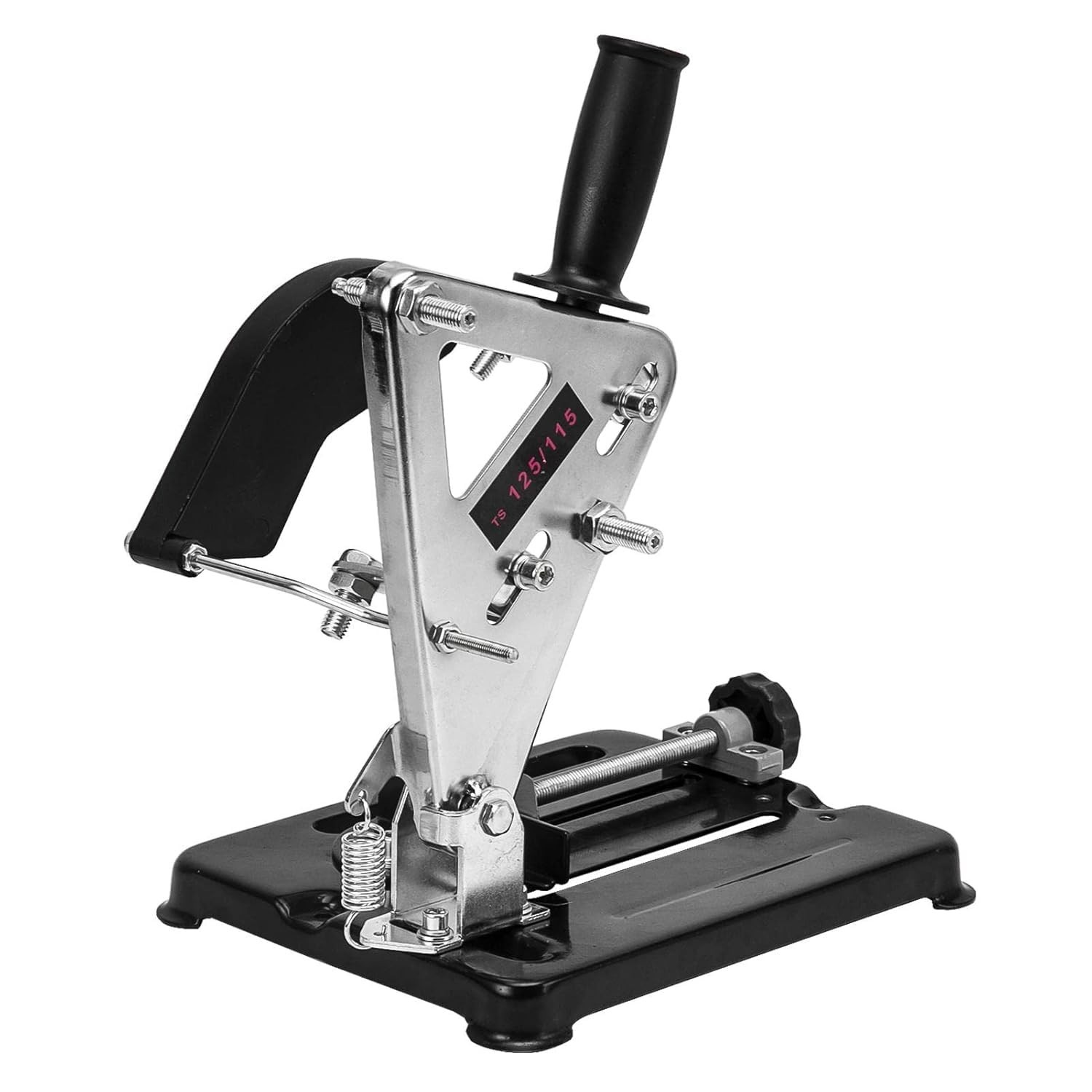 Heavy Duty Angle Grinder Stand with 45° Adjustable Cutting Holder & Safety Guard