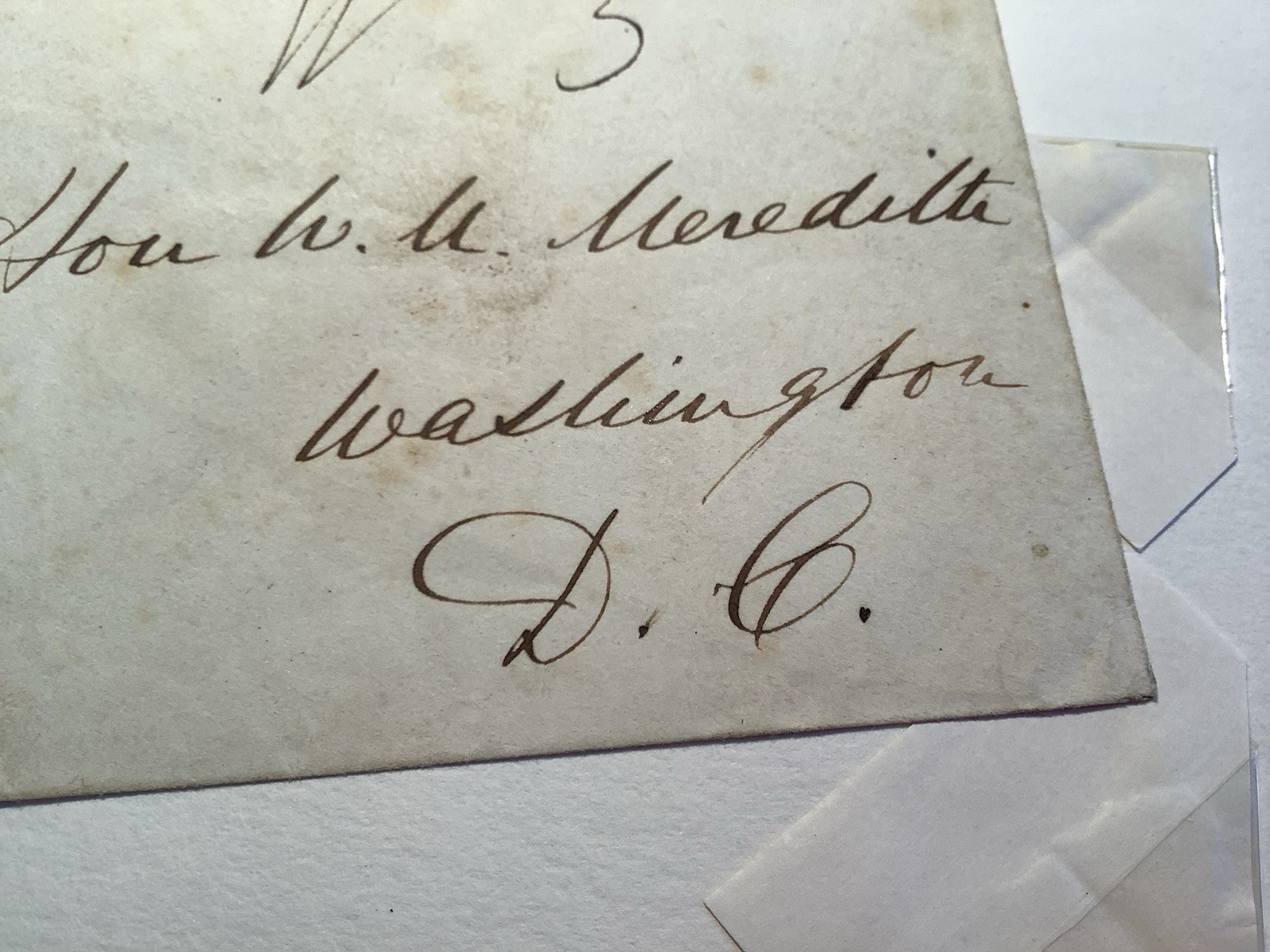 Mid 1800s = Genuine US LOCAL POST Stamp On Cover BLOOD’S 15L17