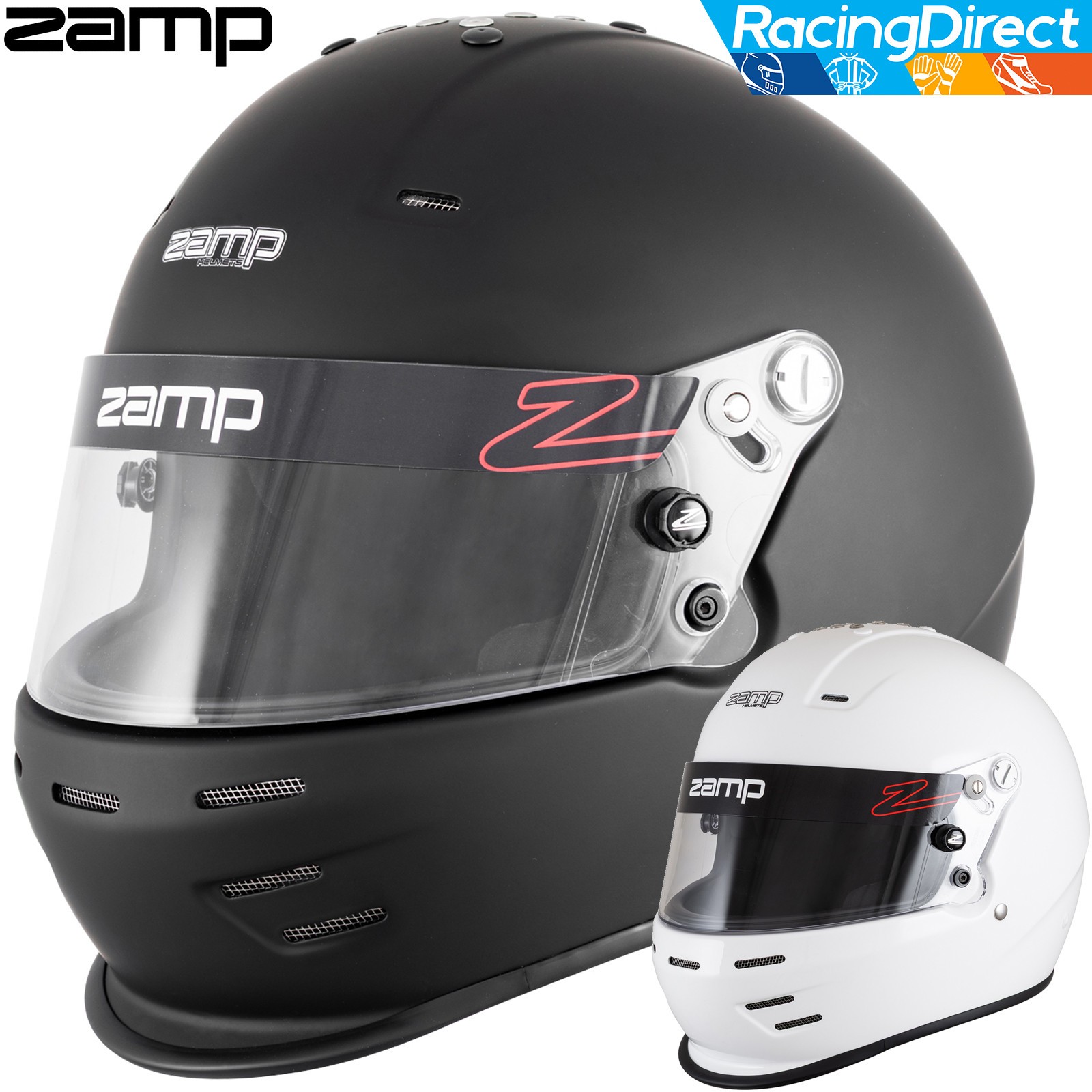 ZAMP - RZ-38 SA2025 Auto / Kart Racing Helmet - Snell Rated Helmet - All Styles!