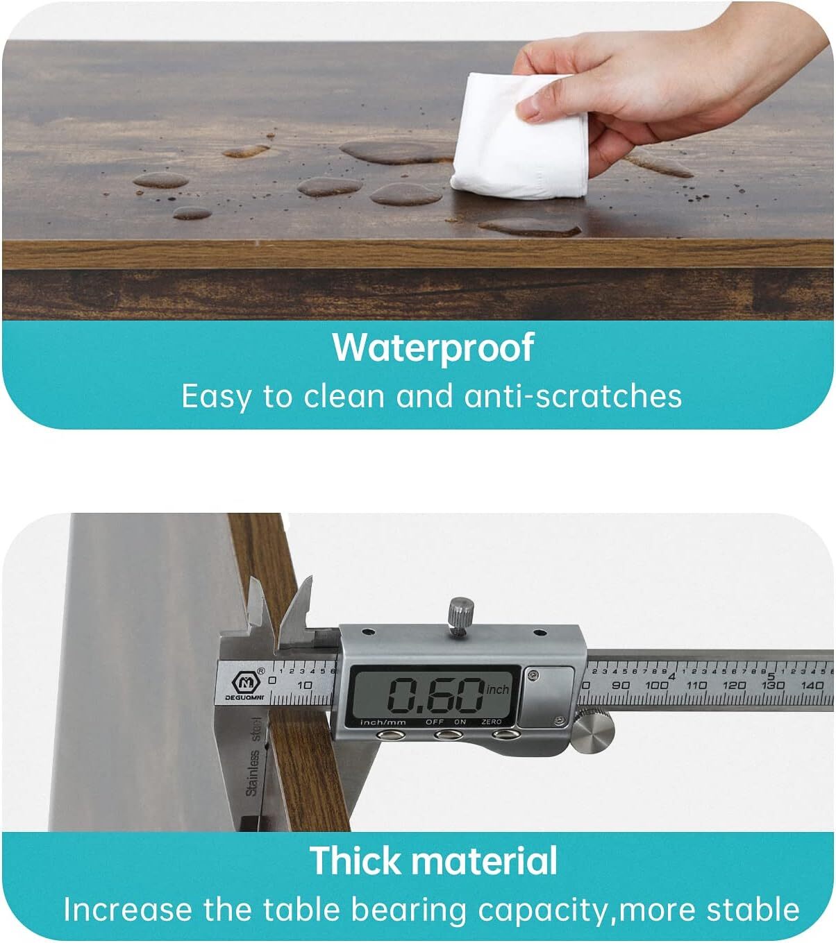 Lift-Top Coffee Table with Hidden Compartment & Storage Shelf for Living Room