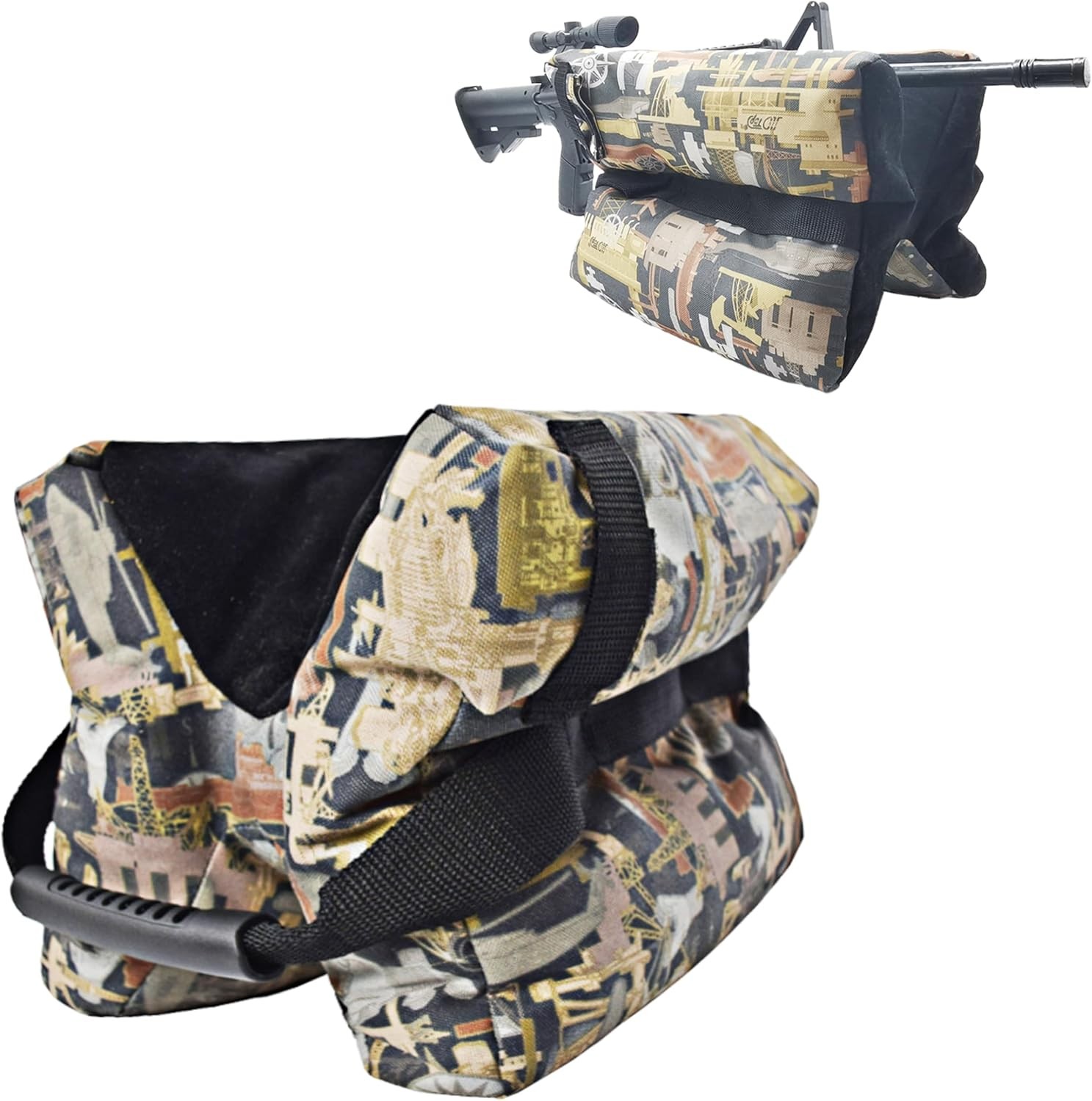 Shooting Rest Bag, Front Shooting Bag for Rifles and Shotguns, Portable Unfilled