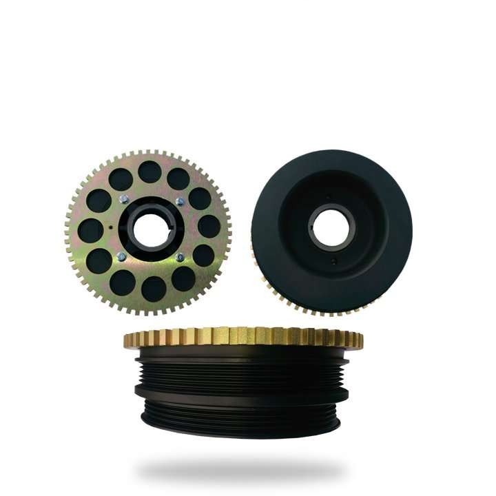 1997 Jaguar XJ6 4.0 Harmonic Balancer Crankshaft Pulley EBC11491 / EBC11083