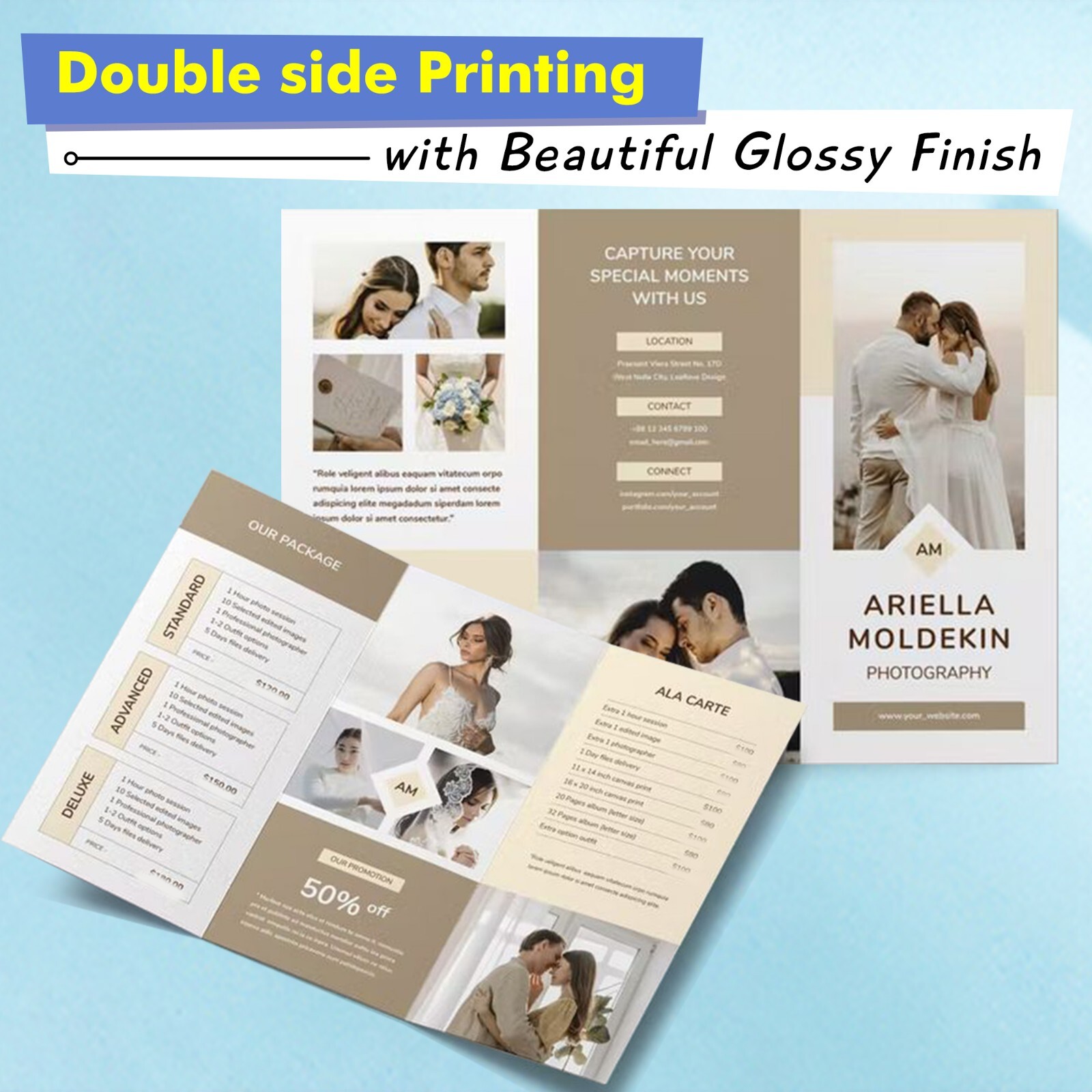 300 Sheet Koala Double Sided Glossy 80LB Photo Paper 8.5x11 Picture Paper Inkjet