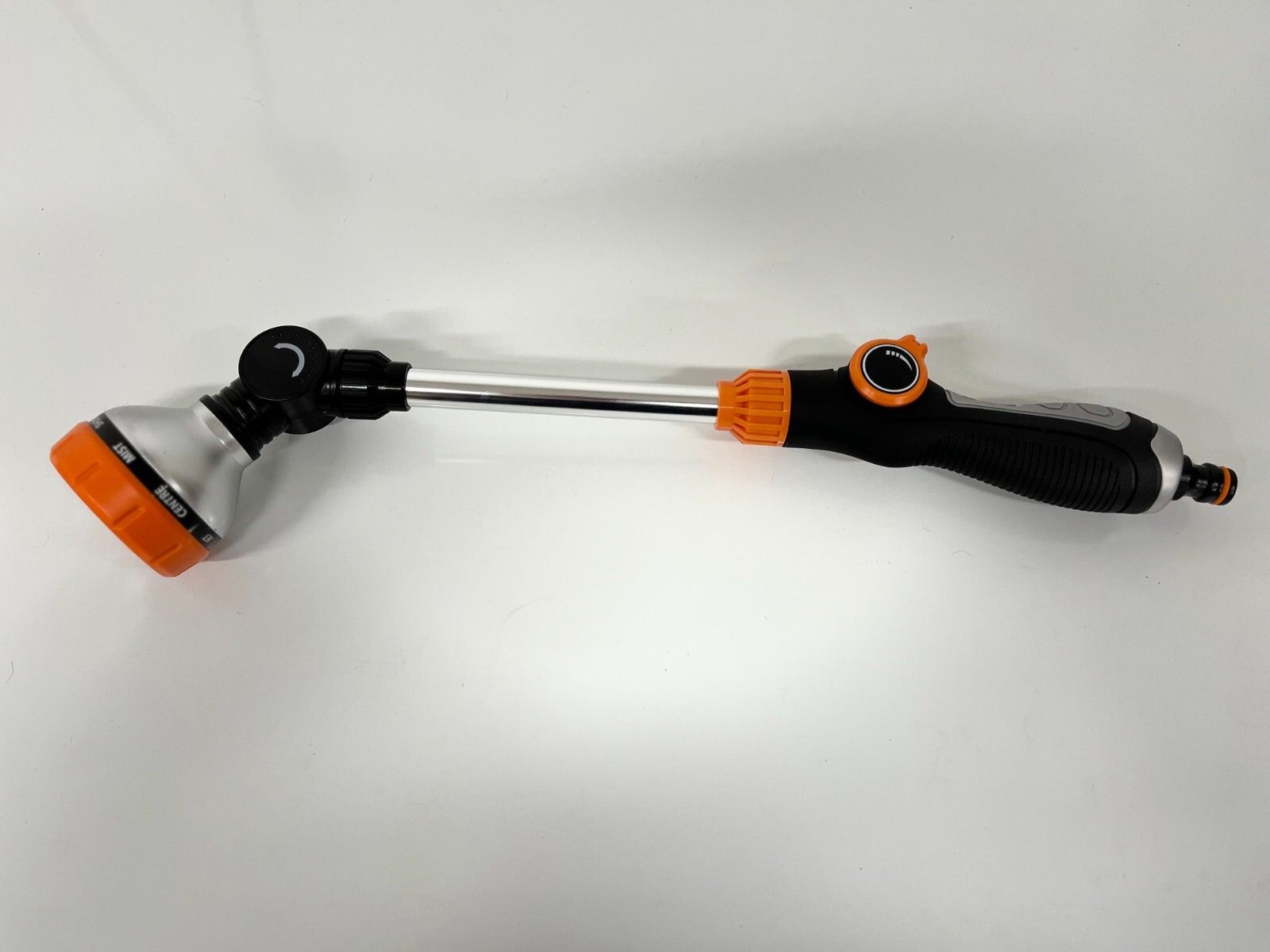 Garden Hose Watering Wand Heavy Duty Nozzle Sprayer 8 Spray Patterns 18 In