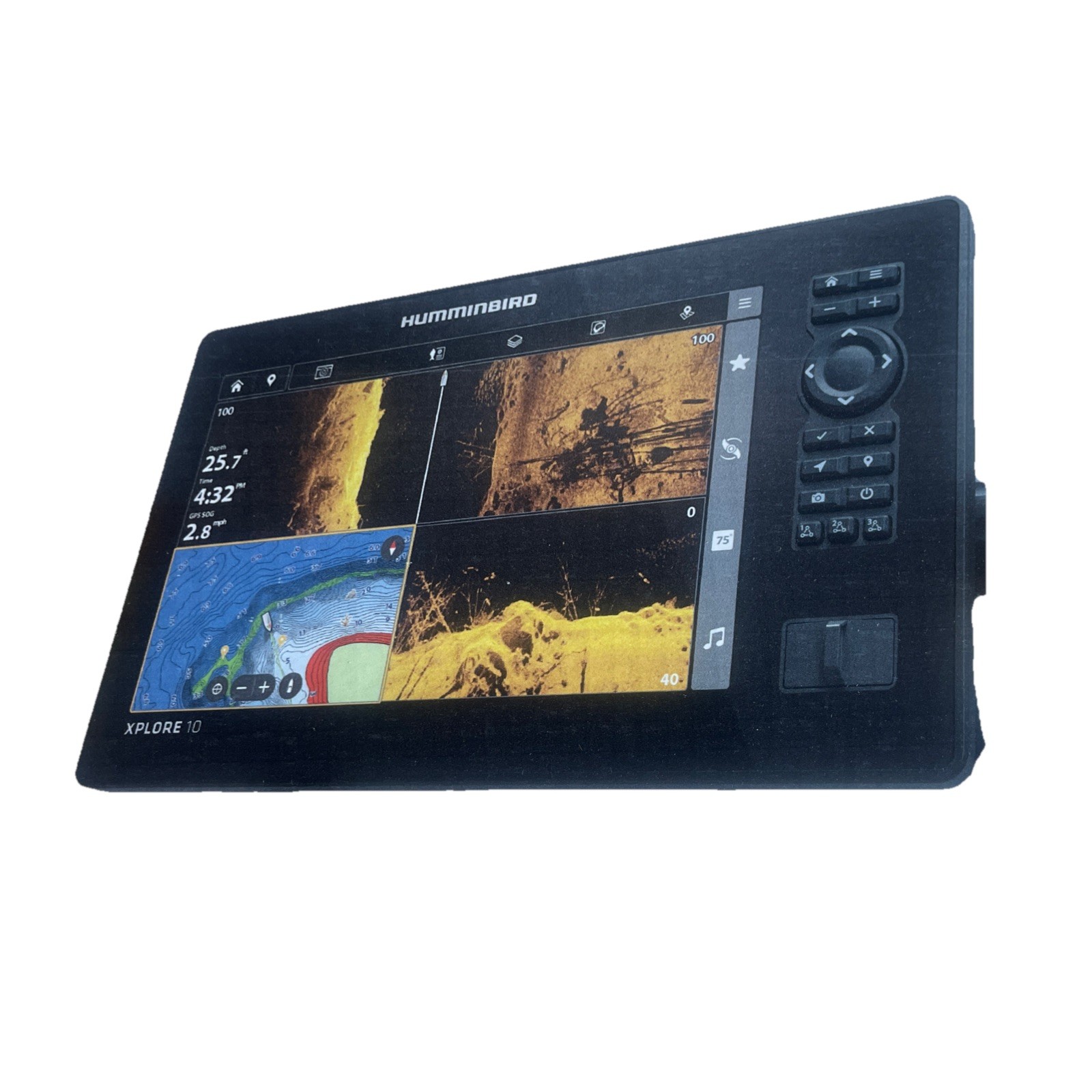 Humminbird XPLORE 10 MEGA Imaging CHIRP Sonar GPS Bluetooth Control Head Only