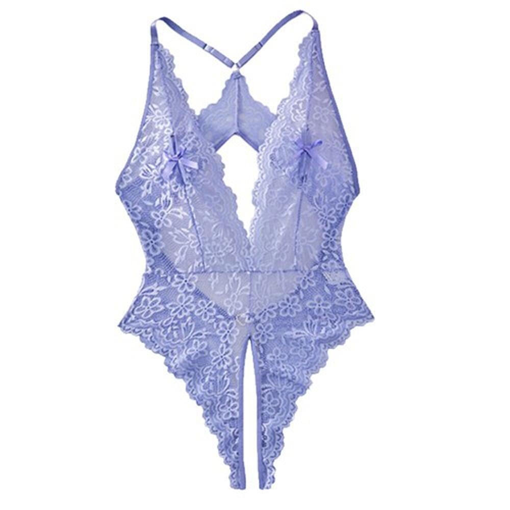 Women's Sexy-Lingerie Babydoll G-string Sleepwear Underwear Lace Dress Nightwear