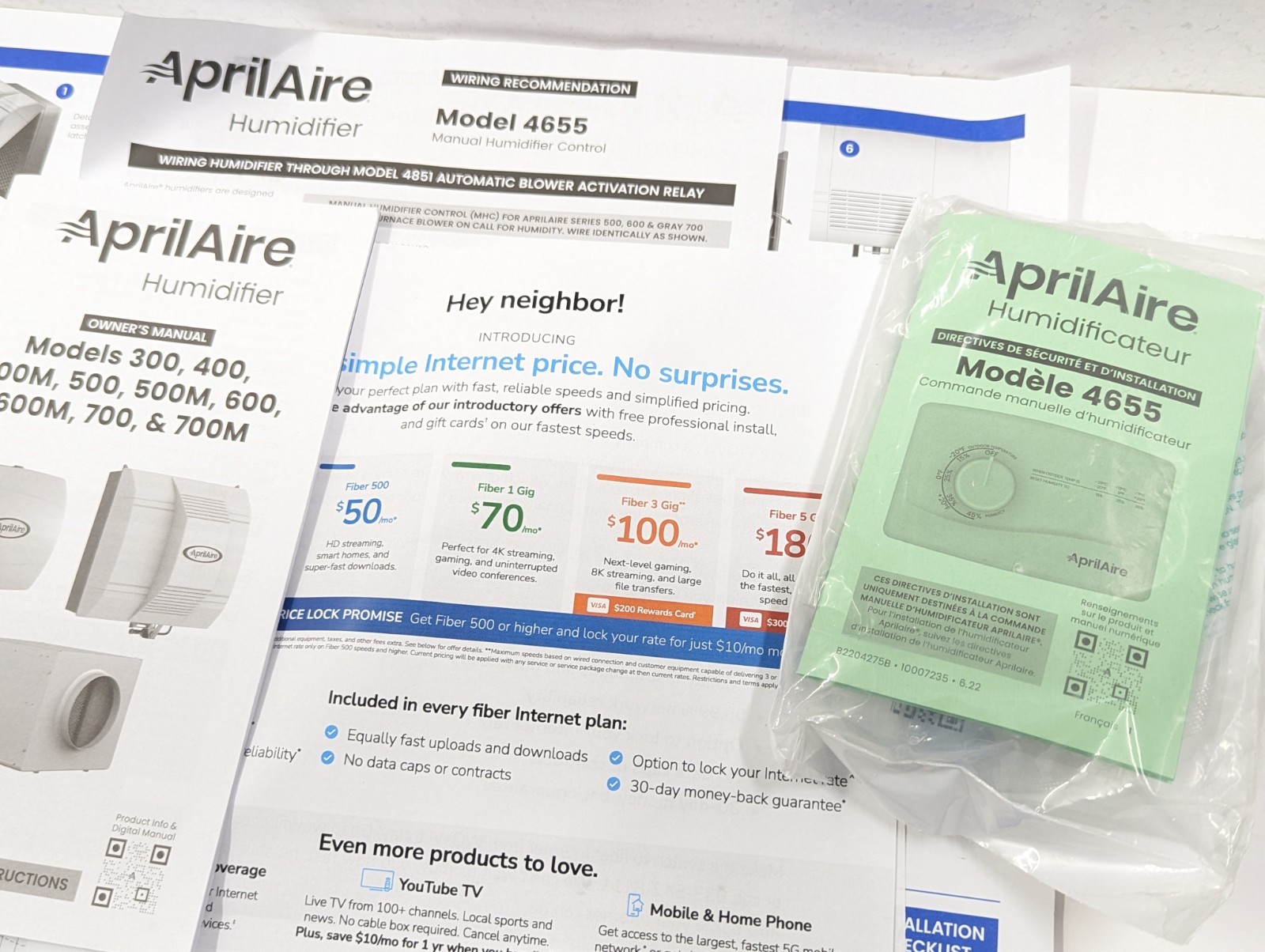 AprilAire 700M Whole-House Humidifier Manual Fan Powered Untested Unsure If Work