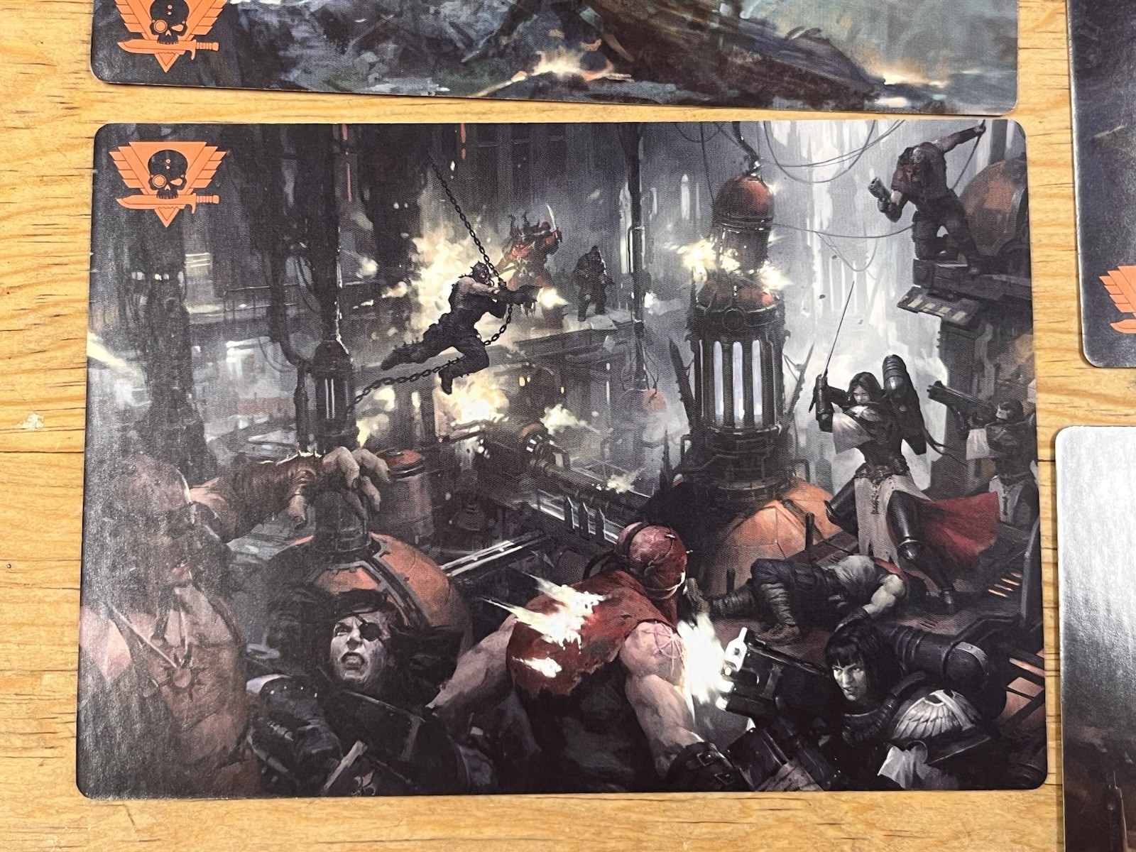 Warhammer 40k 40,000 KILL TEAM Promo Art Cards, Sleeves, Dogtags & Badges SET