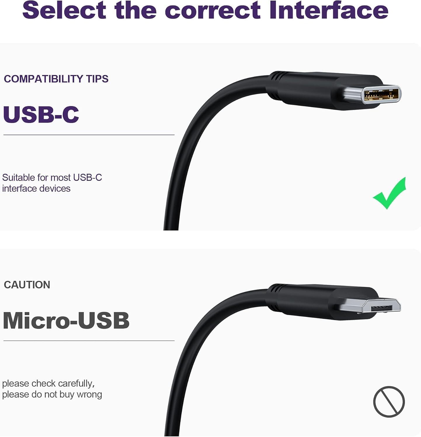 65W Charger for JBL Xtreme 3 Charger USB C Power Supply Charger Wireless Speaker