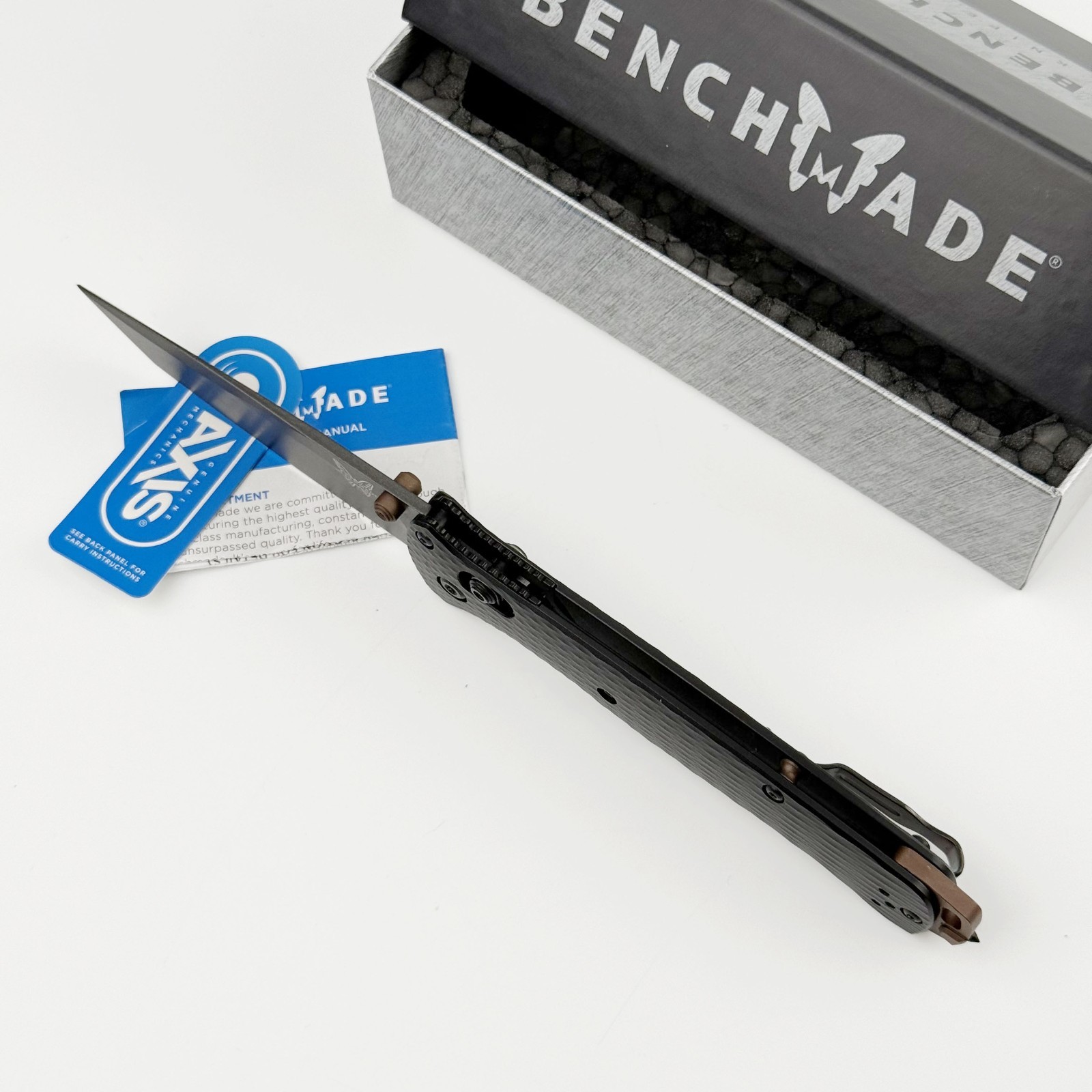 Benchmade 537GY-03 Bailout Black Aluminum CPM-M4 Folding Knife