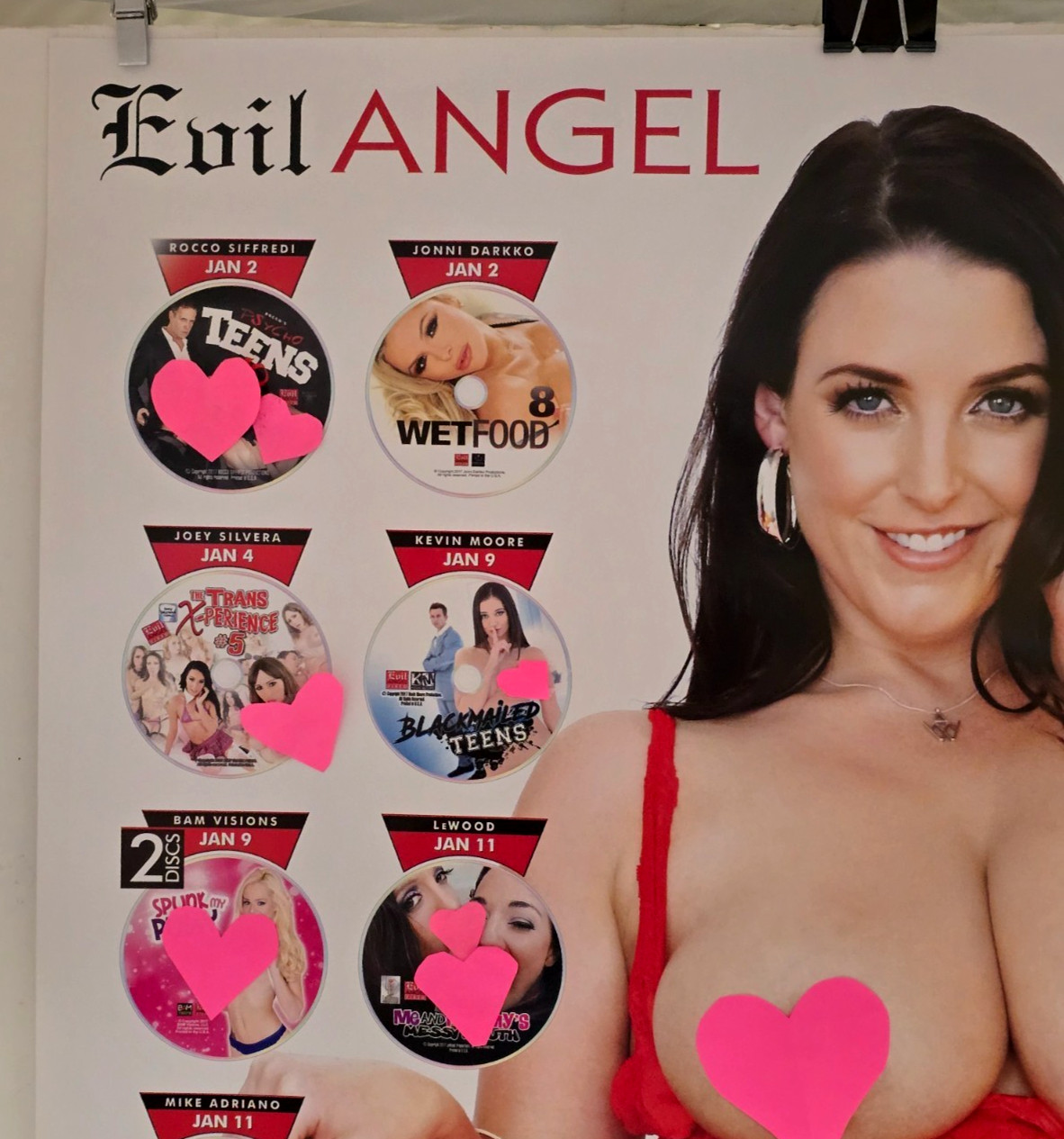 2016 ANGELA WHITE Promo Movie Poster (27"x19") by Evil Angel [K-B2]