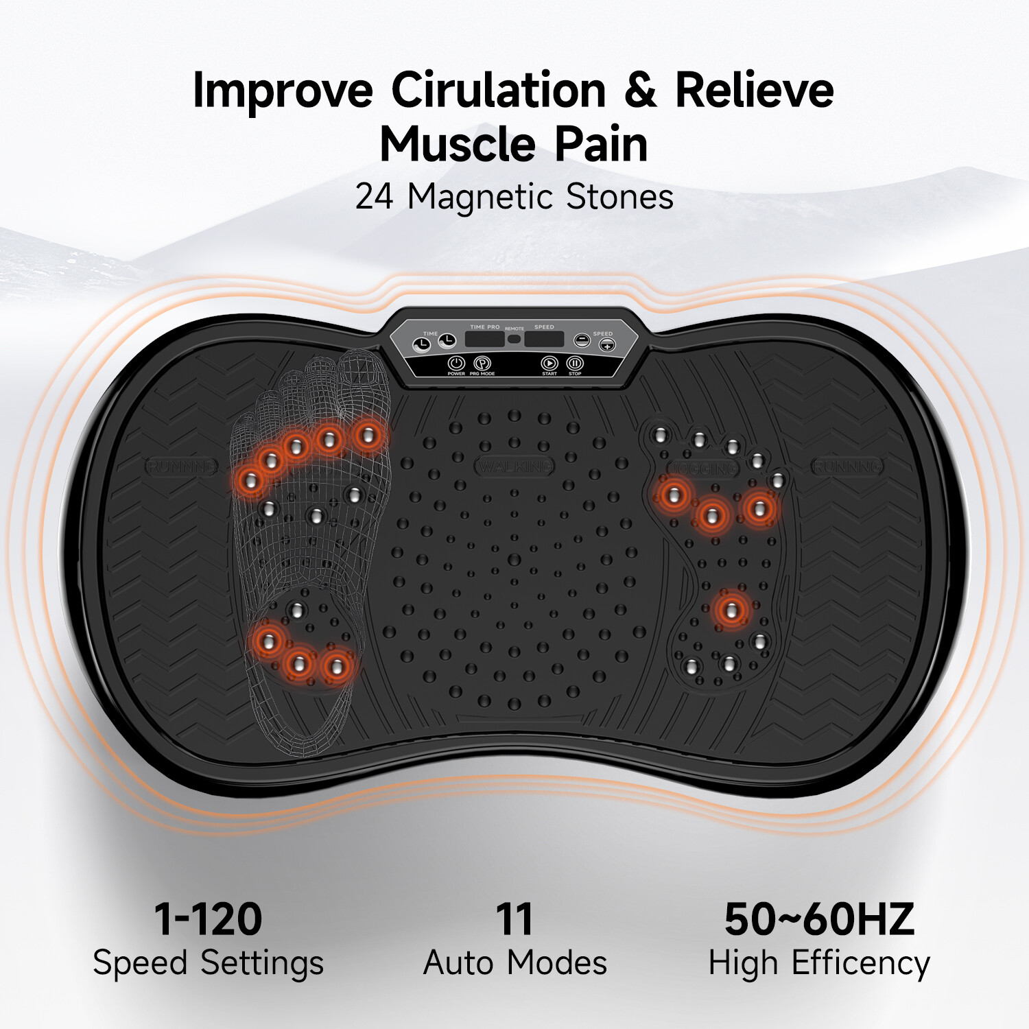 Vibration Platform Plate Whole Body Exercise Fitness Massager Machine Slim