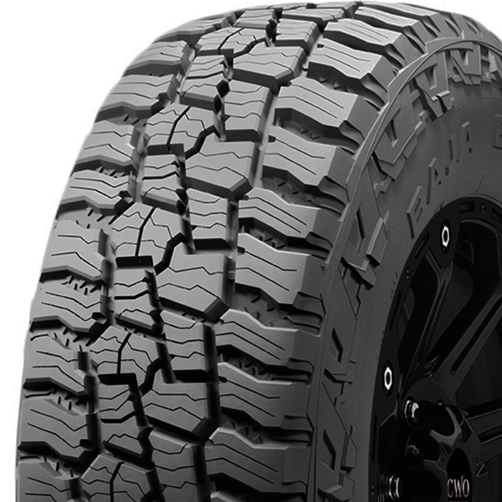 (QTY 4) 265/70R17 Mickey Thompson Baja Boss A/T 116T XL Black Wall Tires