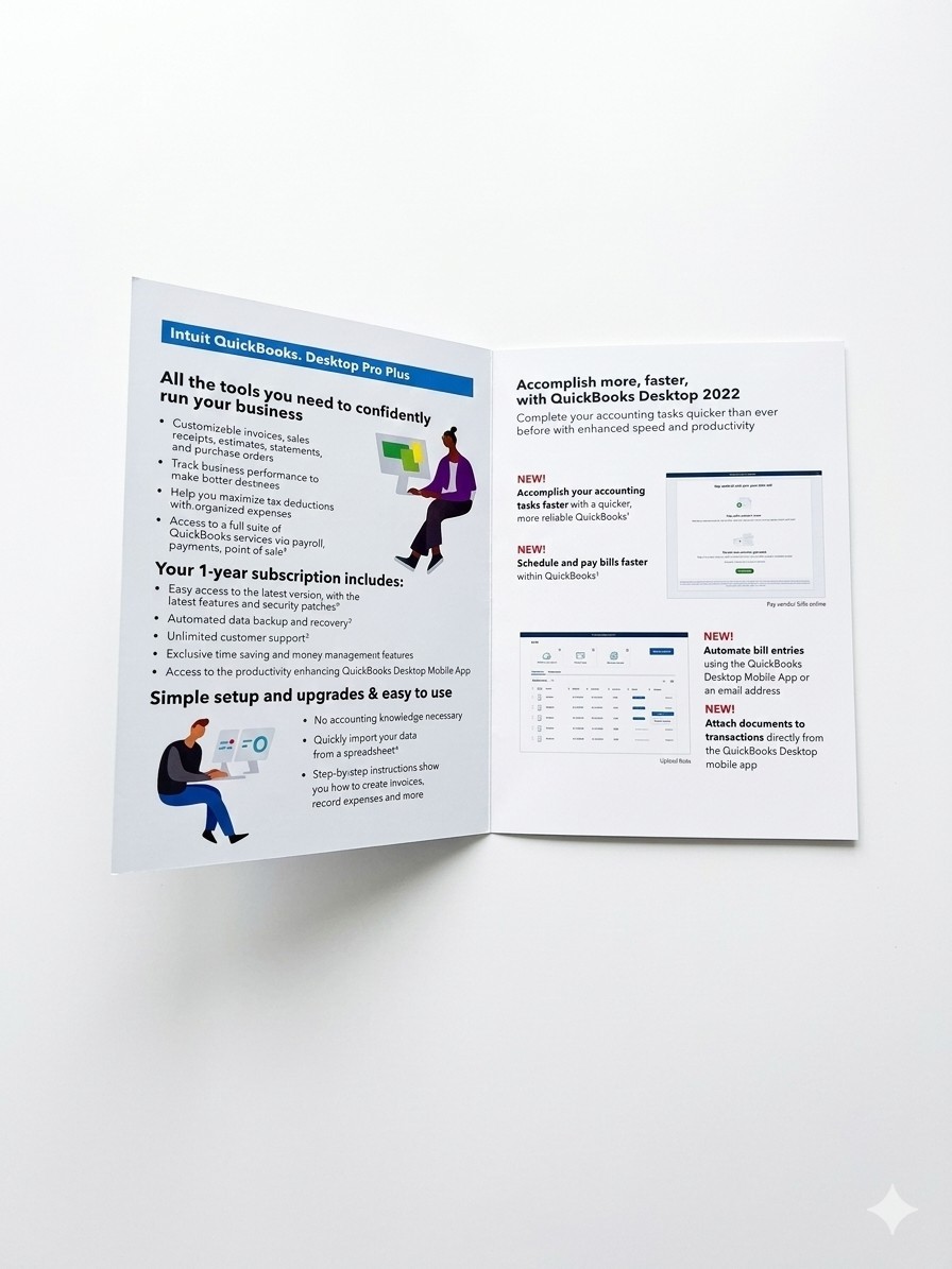 SEALED Intuit Quickbooks Desktop Pro Plus Small Business Accounting 2022