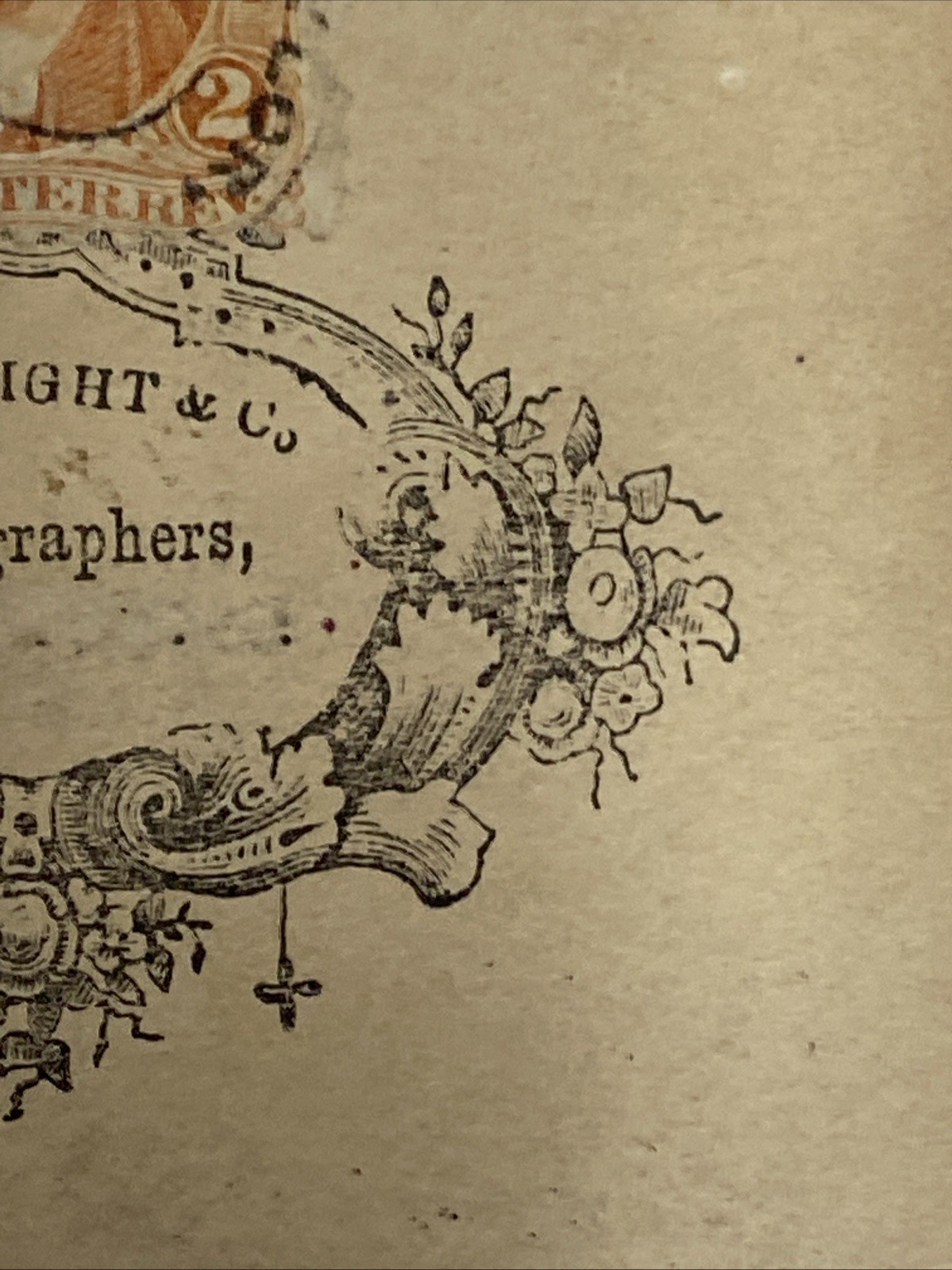 CDV Abraham Lincoln 1862 Stamp C.H. Wright Authentic Original Rare ￼