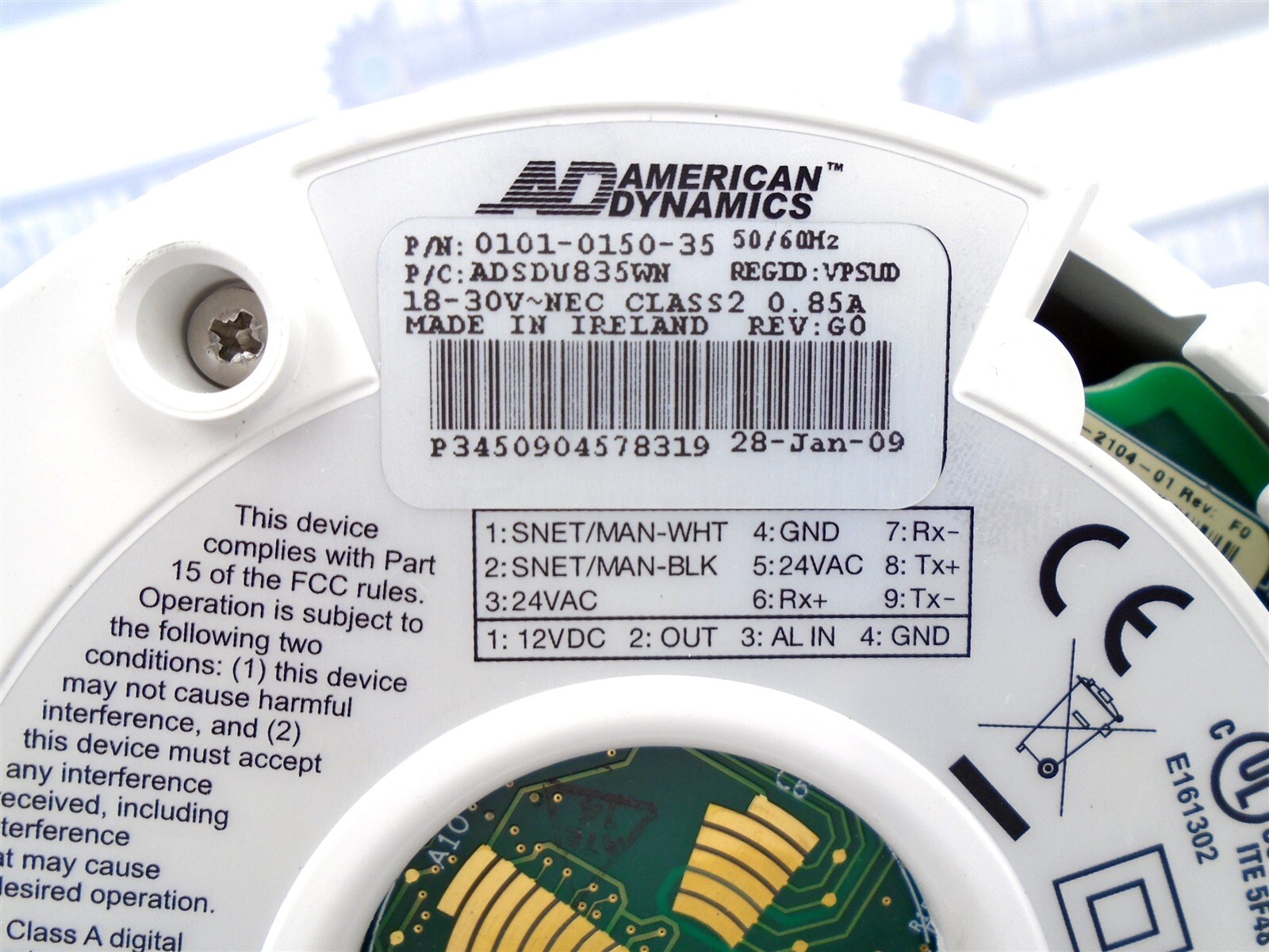 American Dynamics - ADSDU835WN - SpeedDome Ultra 8 35x Series 540TVL Indoor -NEW