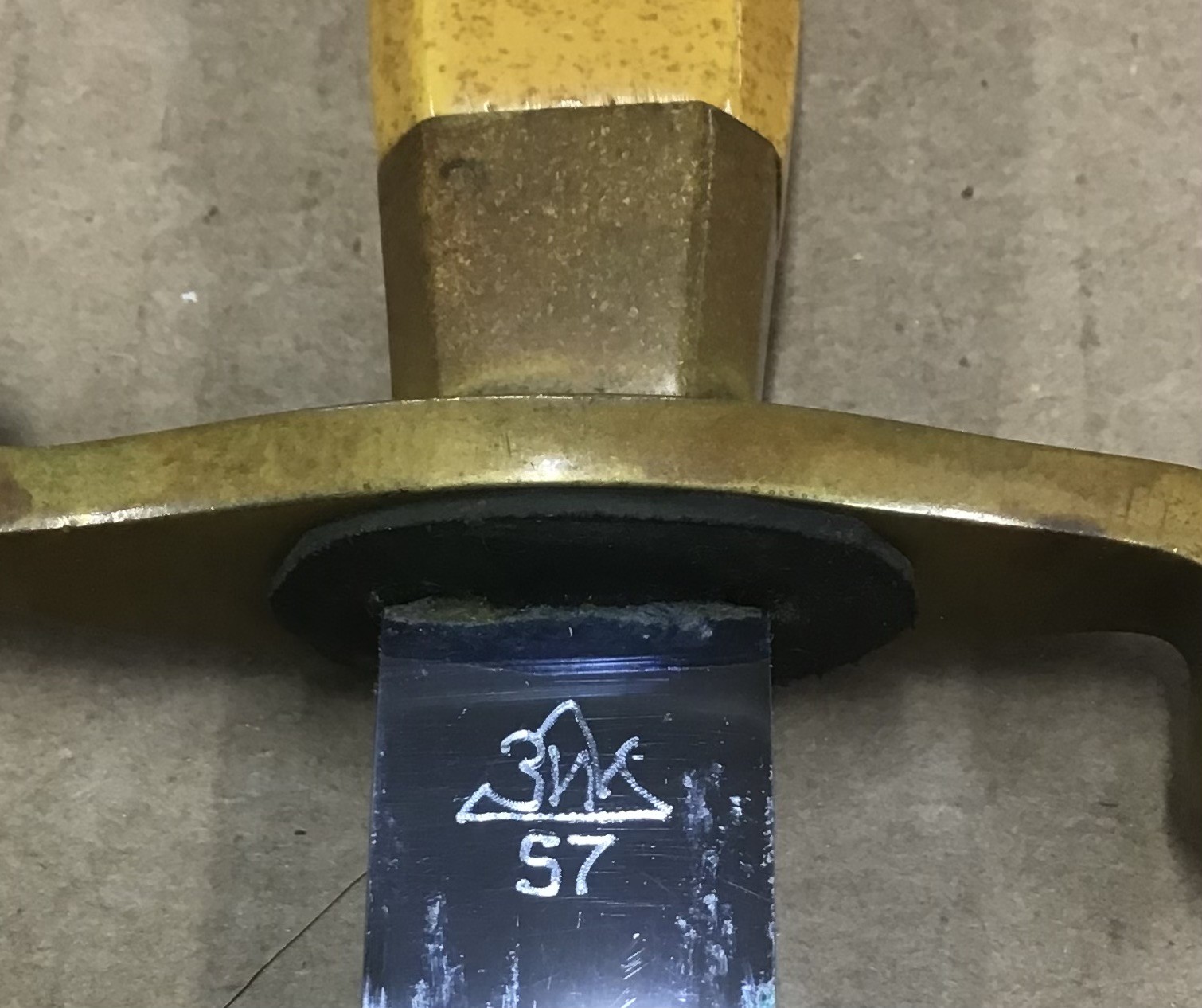 Soviet Officer Dagger, Sailor, The Full Dress Uniform 1957, ZIK 57, Numbered