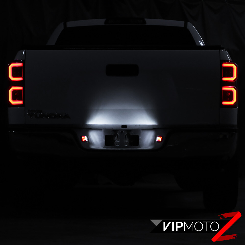 [EXCLUSIVE RED OLED TUBE] Full LED License Plate Light For 05-15 Tacoma/Tundra