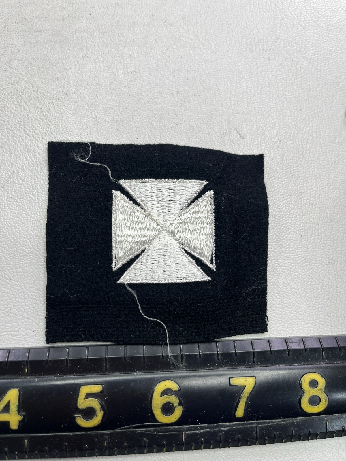 Vintage US NAVY (? FIREFIGHTER ASSISTANT ?) Patch (Military) M032