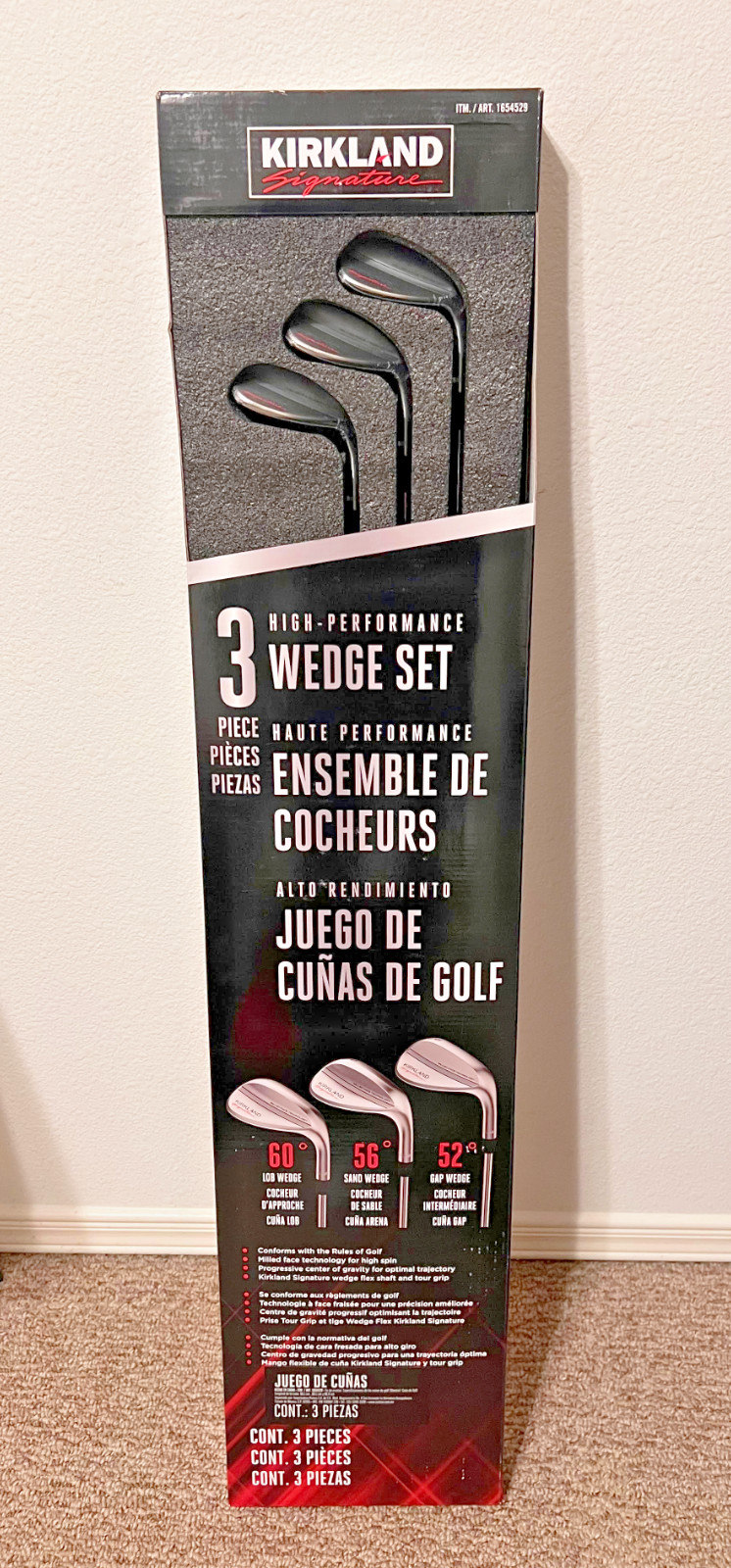 Kirkland Signature Gen 2 3-Piece Golf RH Wedge Set. BRAND NEW FREE SHIPPING