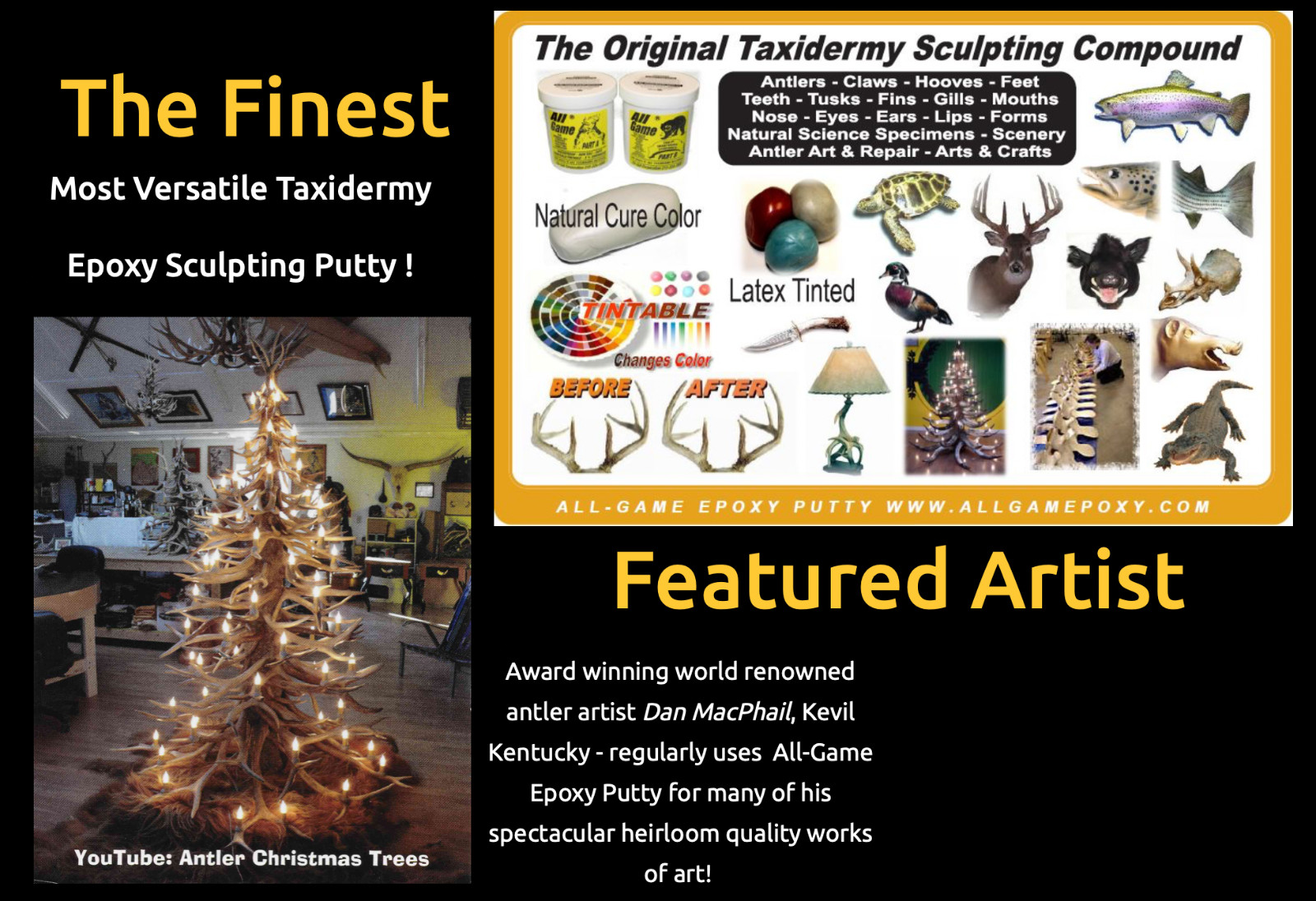 CRAFTING Epoxy Putty A&B - ALL GAME - Sculpt Modeling Compound Self-Hardening