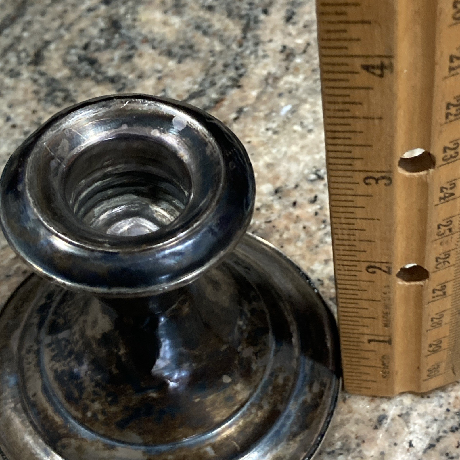 Vintage Frank M. Whiting Sterling Candlestick Weighted Reinforced