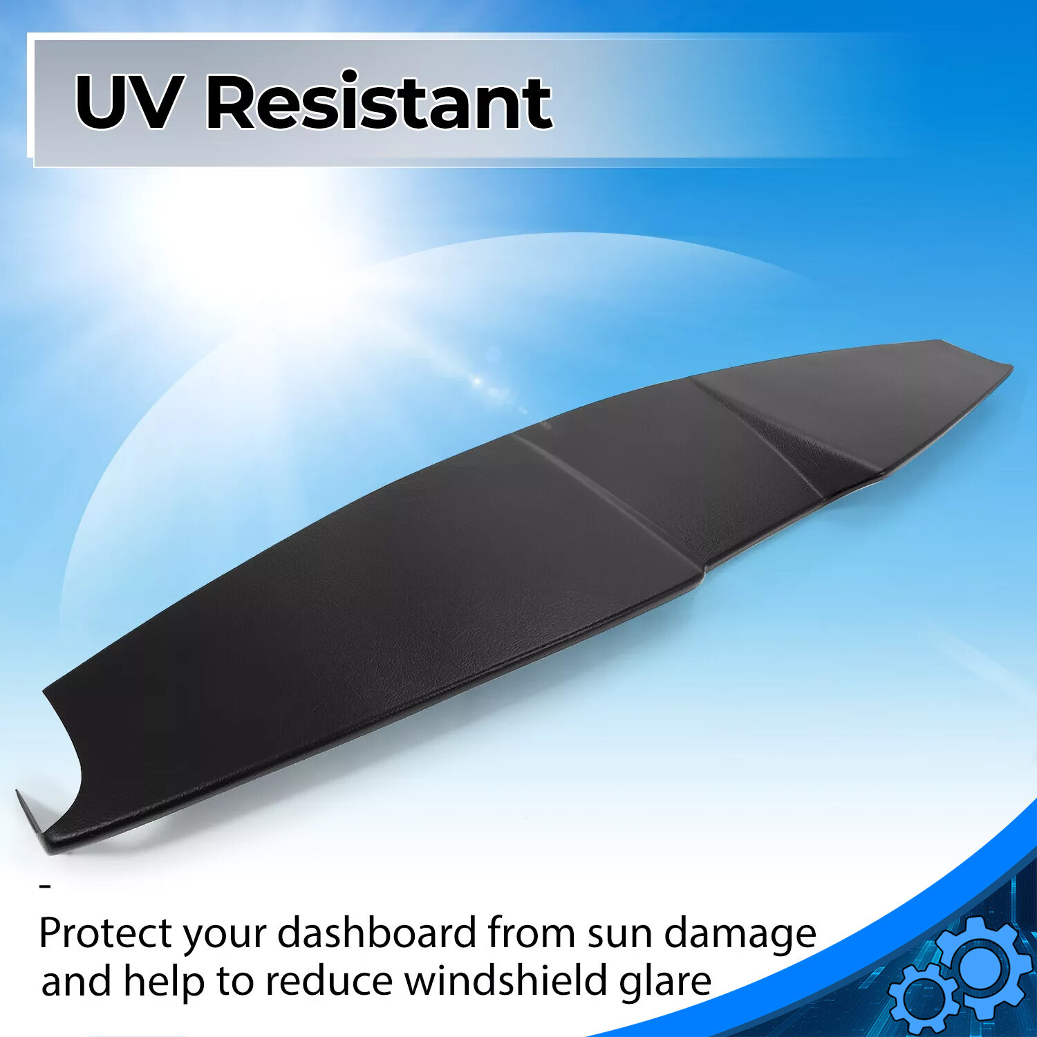 #12509LLBLK Overlay Dashboard Dash Cover Pad ABS For Ford Mustang Base 2005-2009