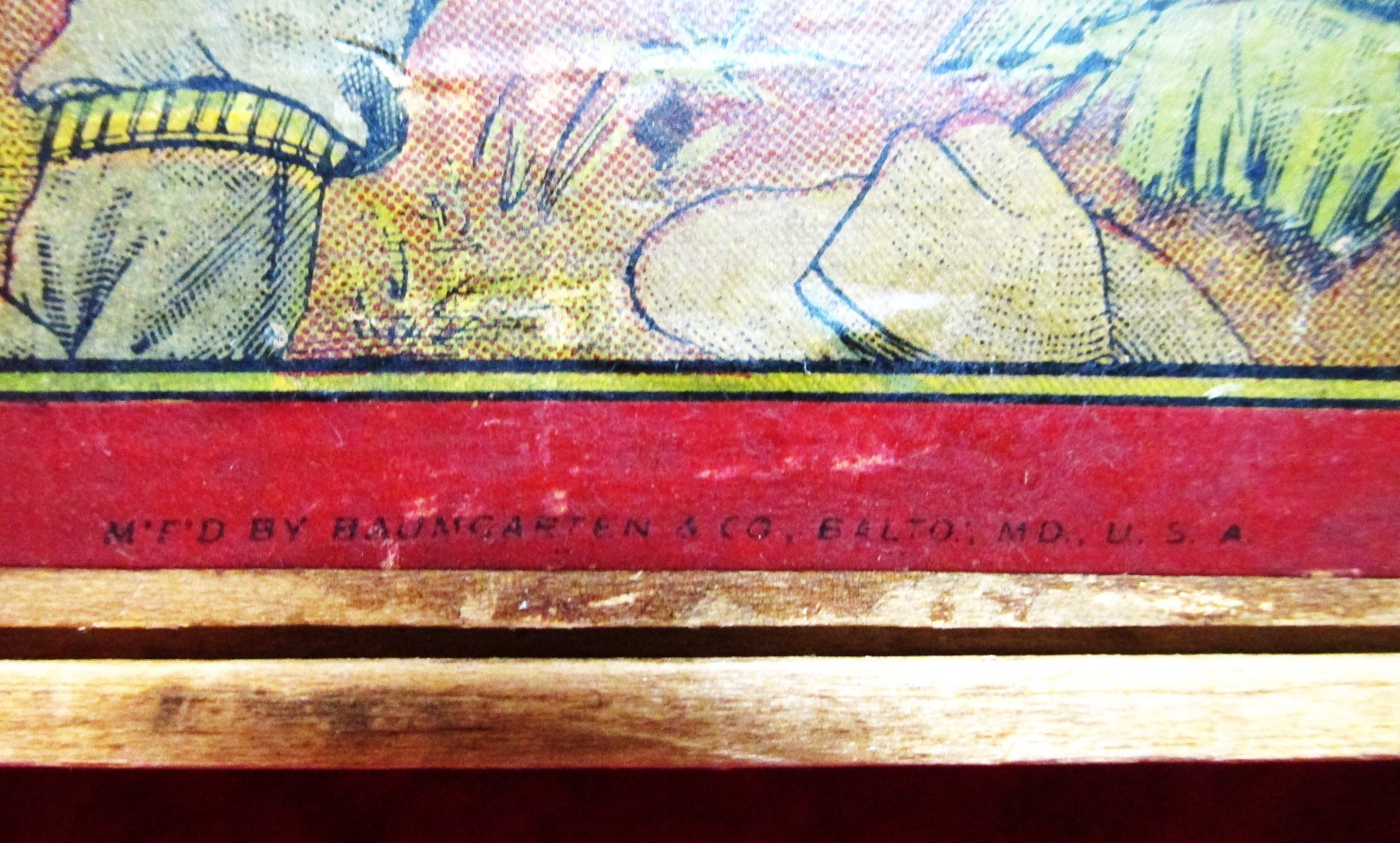 c1898 Ex-Rare Military Museum Uncle Sam's Soldier Boys Pr. Blocks, San Juan Hill